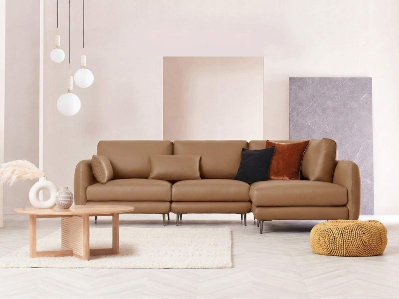 Sofa MODUS - Sofa Da Góc Chữ L Thiết Kế Module Thông Minh Và Linh Hoạt