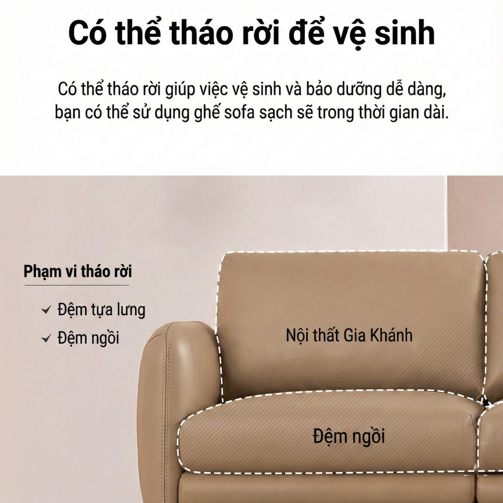 Sofa MODUS - Sofa Da Góc Chữ L Thiết Kế Module Thông Minh Và Linh Hoạt