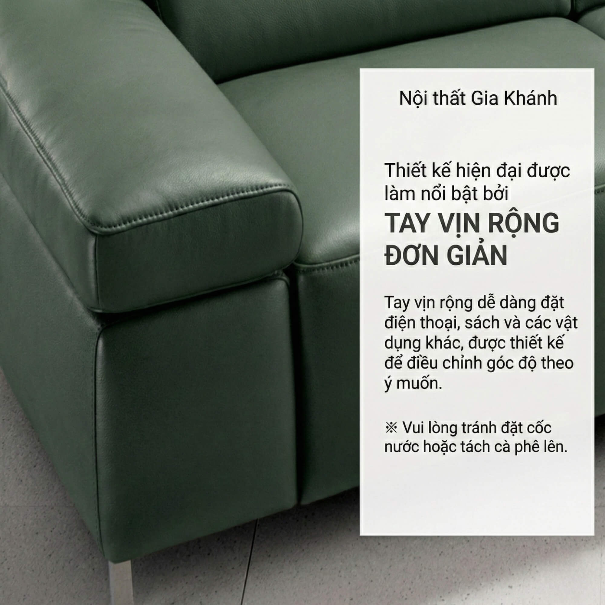 Sofa MORGAN - Sofa Da Lệch Góc Có Tựa Đầu Thông Minh Tuỳ Chỉnh