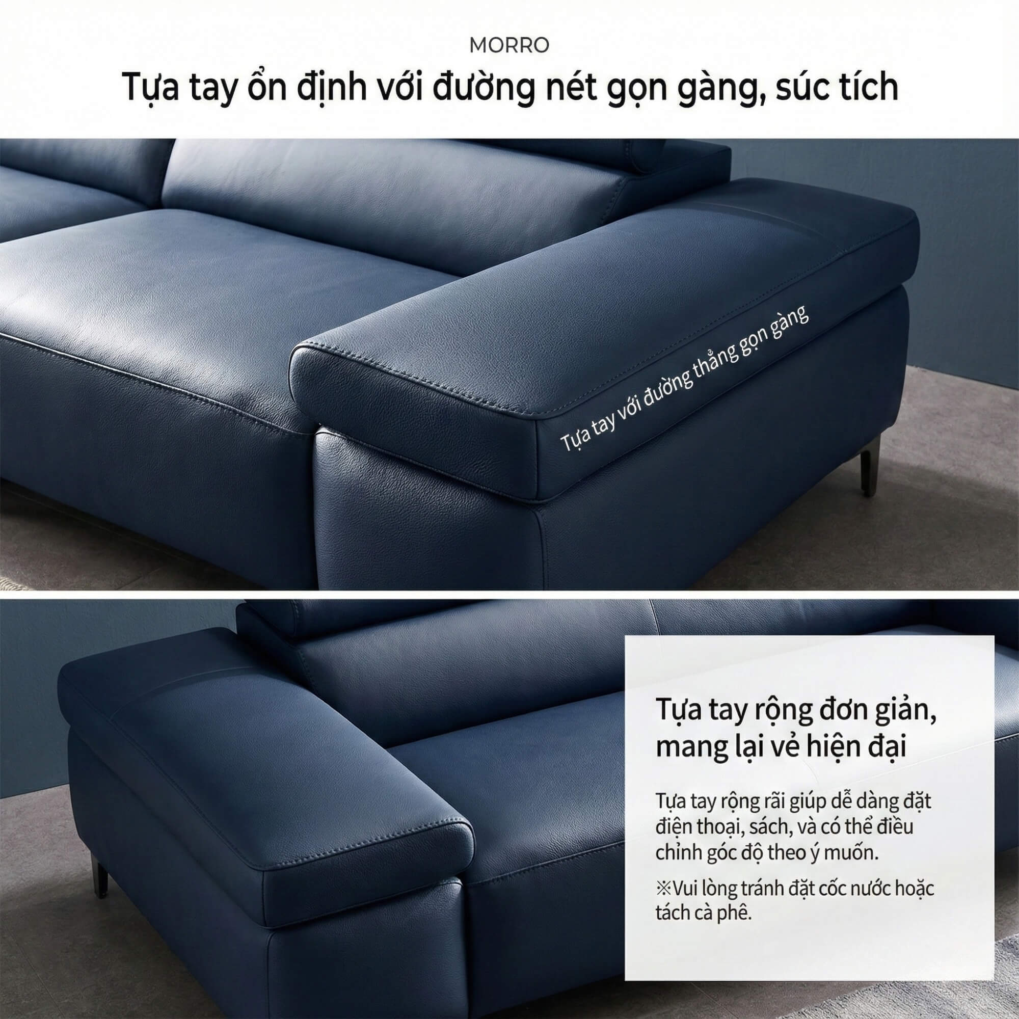Sofa MORRO - Sofa Băng Thông Minh Thiết Kế Sang Trọng Bề Thế