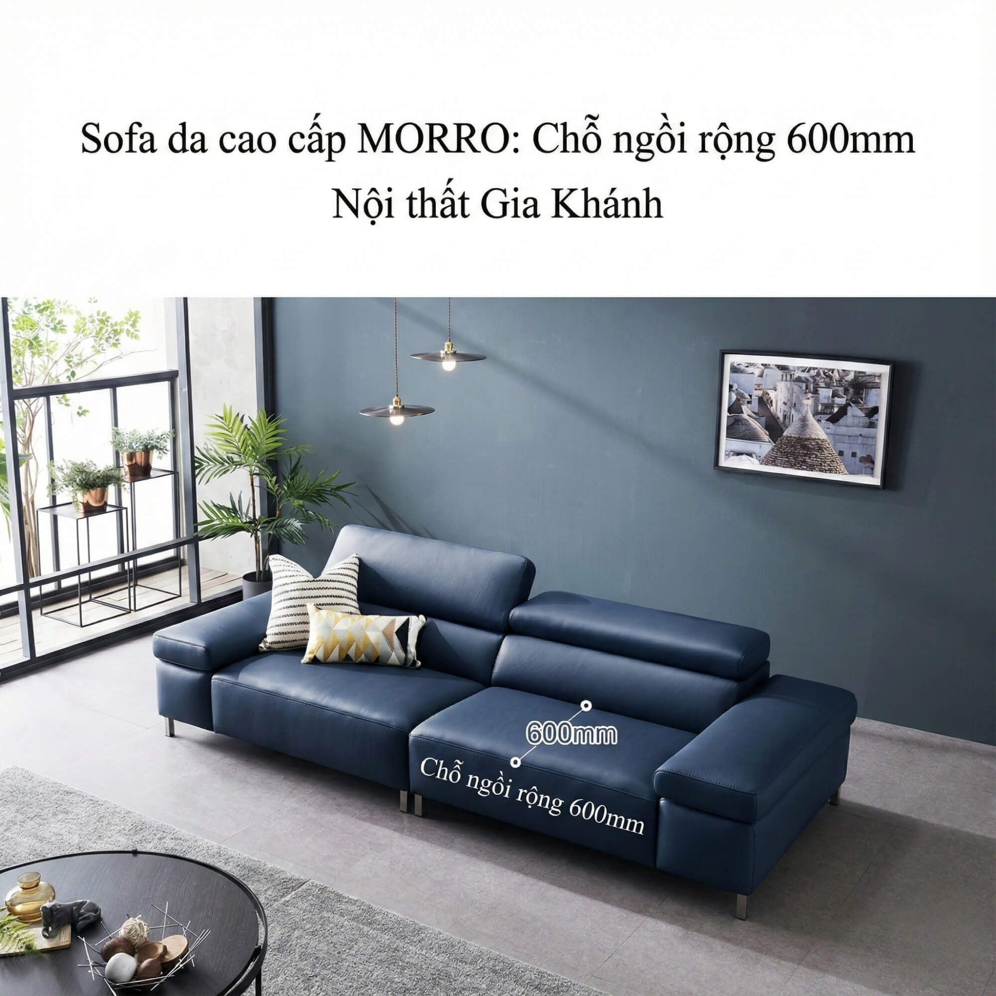 Sofa MORRO - Sofa Băng Thông Minh Thiết Kế Sang Trọng Bề Thế