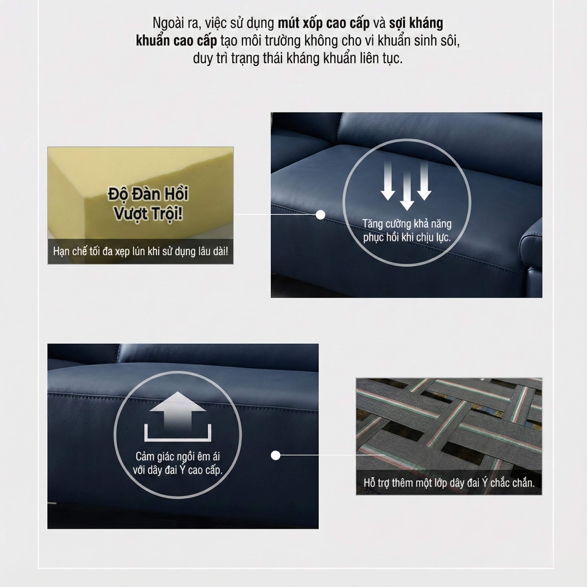 Sofa MORRO - Sofa Băng Thông Minh Thiết Kế Sang Trọng Bề Thế