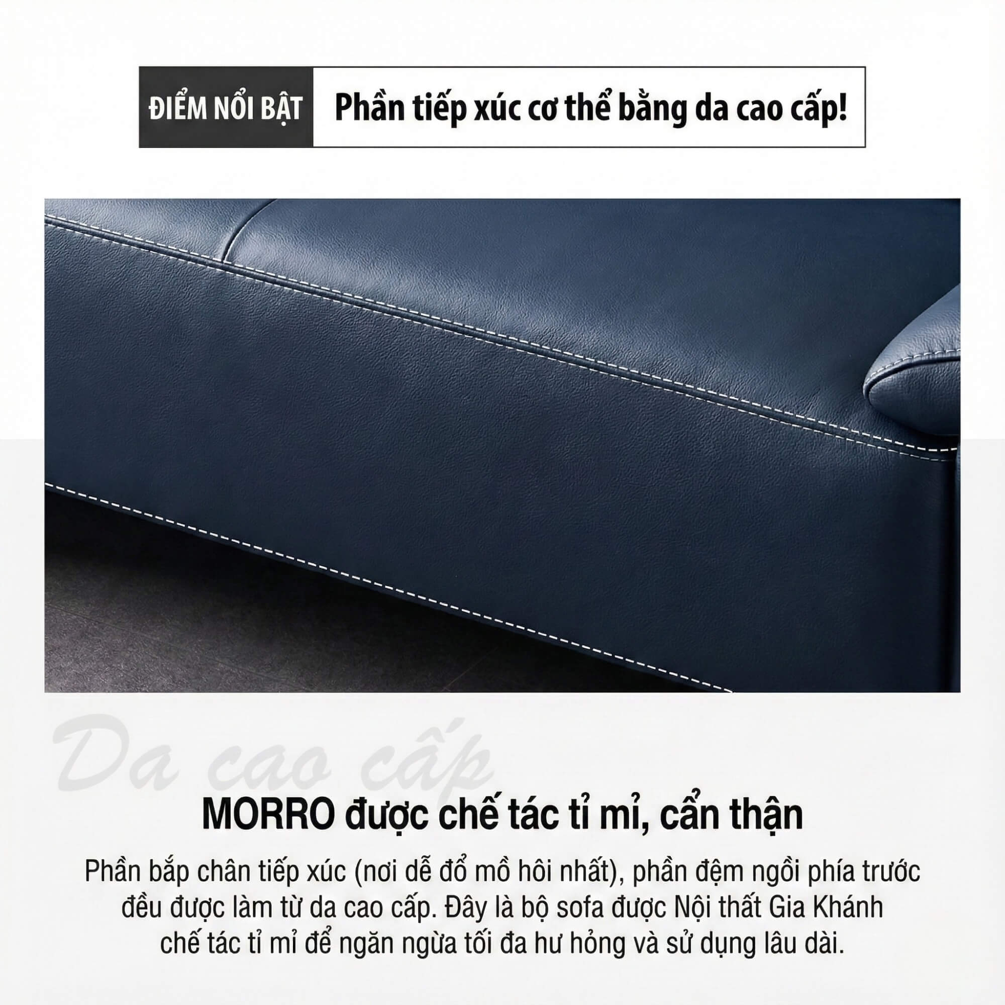 Sofa MORRO - Sofa Băng Thông Minh Thiết Kế Sang Trọng Bề Thế