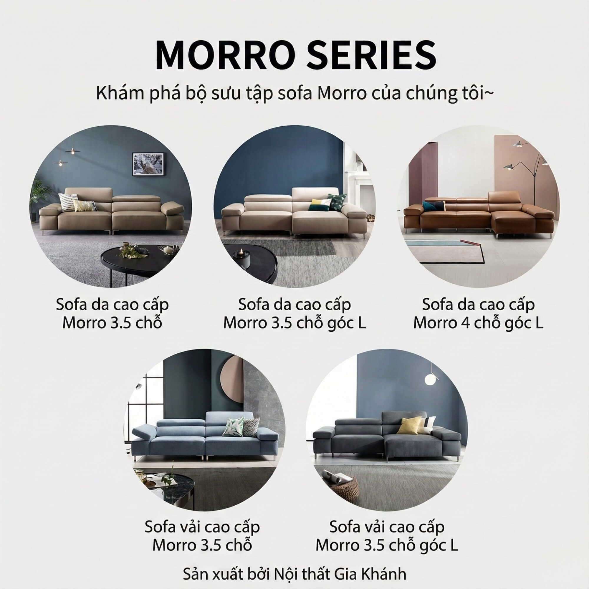 Sofa MORRO - Sofa Băng Thông Minh Thiết Kế Sang Trọng Bề Thế