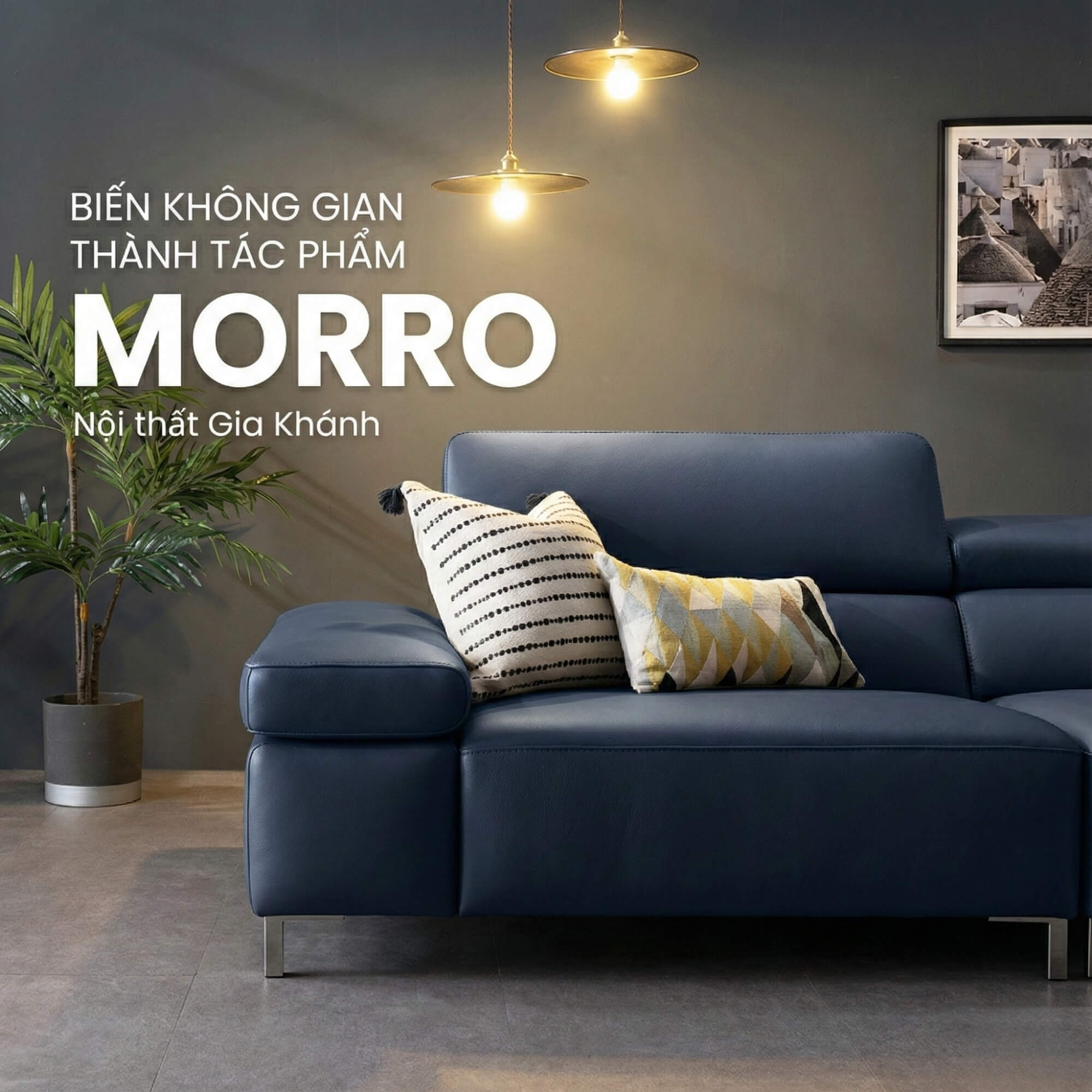 Sofa MORRO - Sofa Băng Thông Minh Thiết Kế Sang Trọng Bề Thế