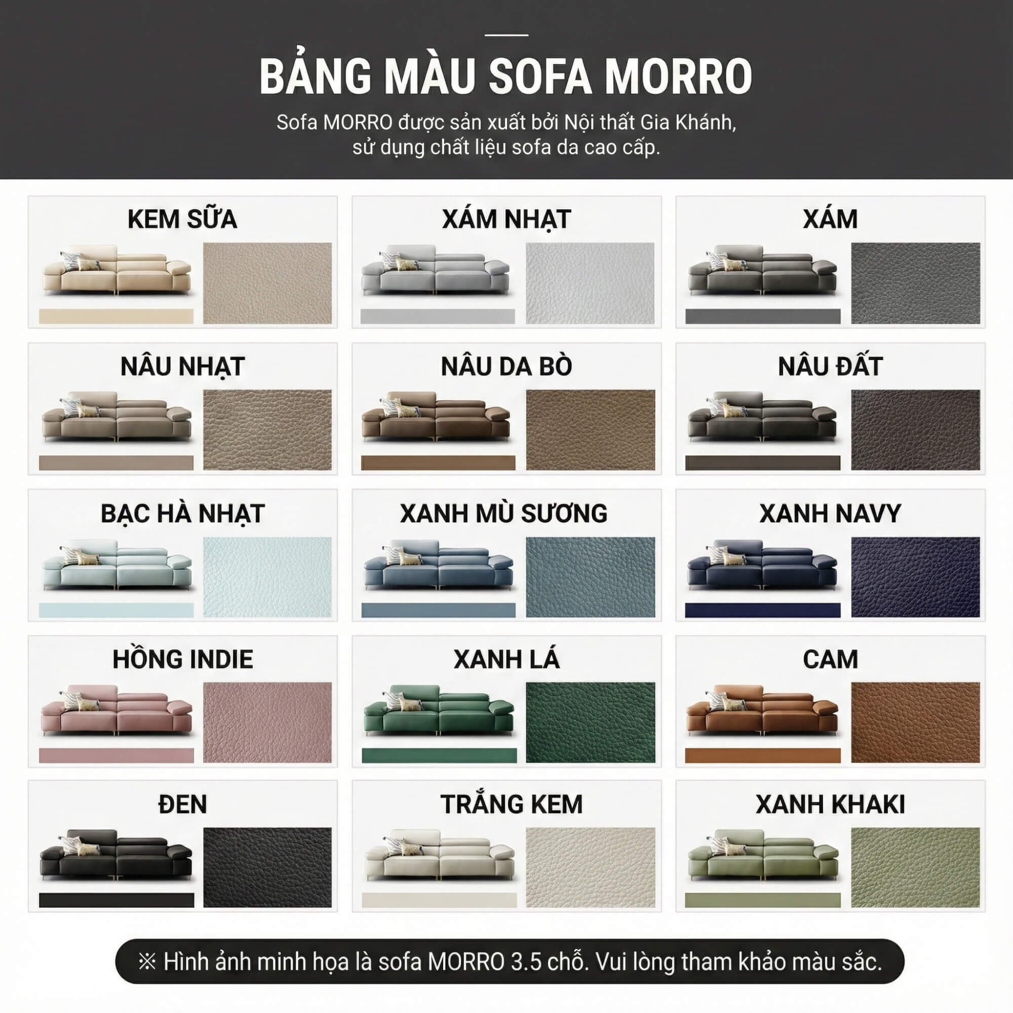 Sofa MORRO - Sofa Băng Thông Minh Thiết Kế Sang Trọng Bề Thế