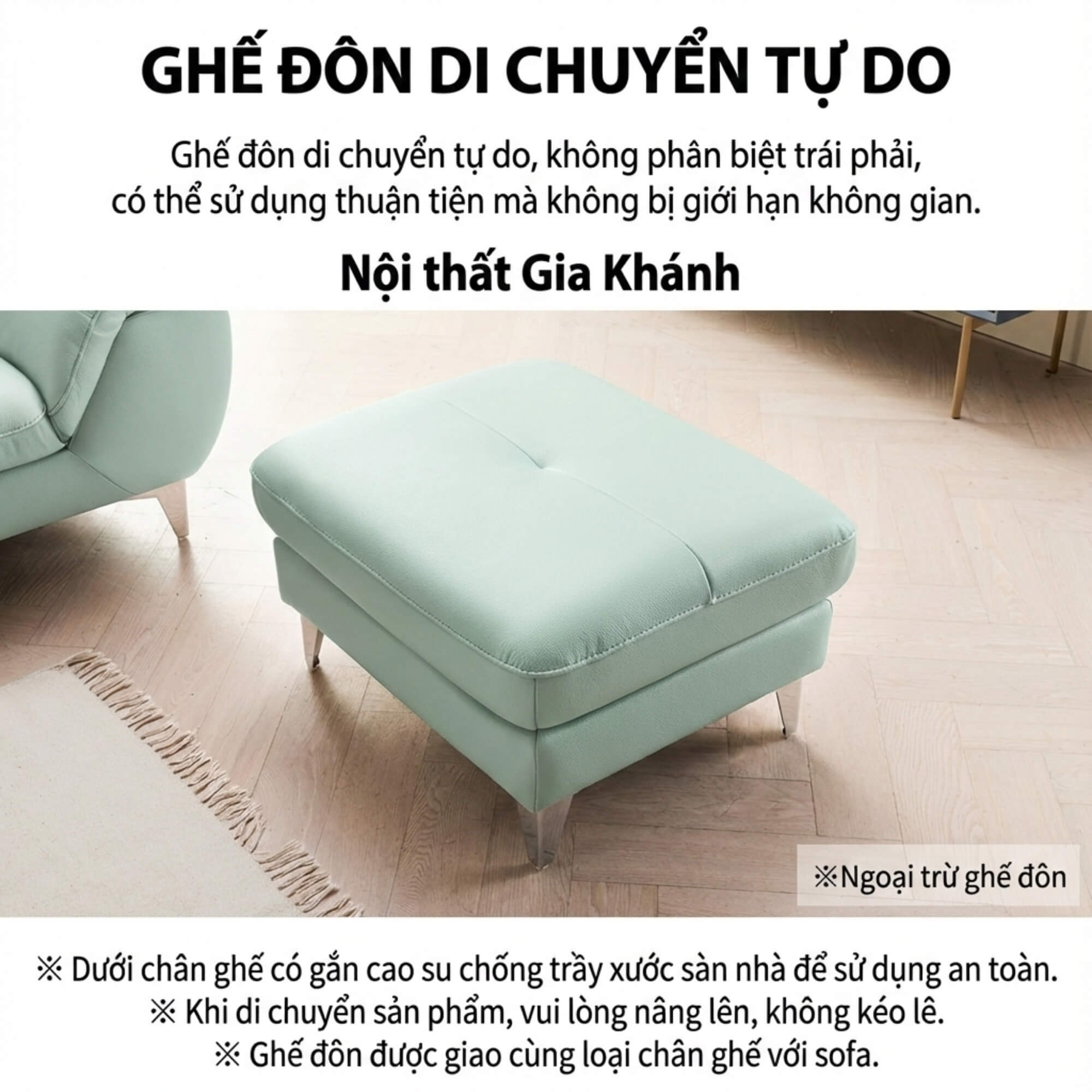Sofa MYORA - Sofa Băng Thiết kế Đơn Giản Phù Hợp Mọi Không Gian