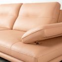 Sofa NERIN – Sofa Góc Bọc Da Cao Cấp Với Tựa Tay Vịn Điều Chỉnh Thông Minh