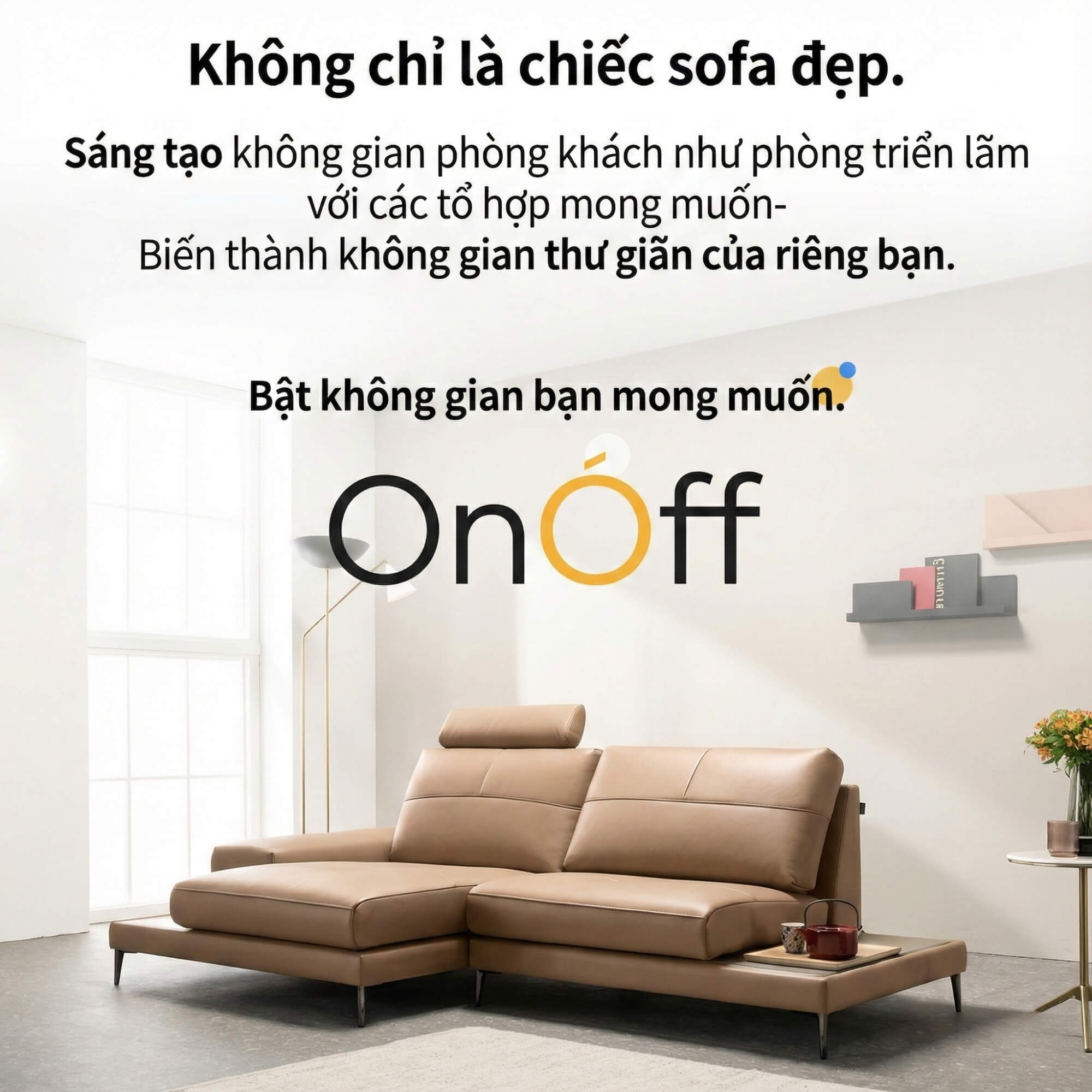 Sofa ONOFF - Sofa Đơn Module Độc Lạ Bật Tắt Không Gian Độc Đáo