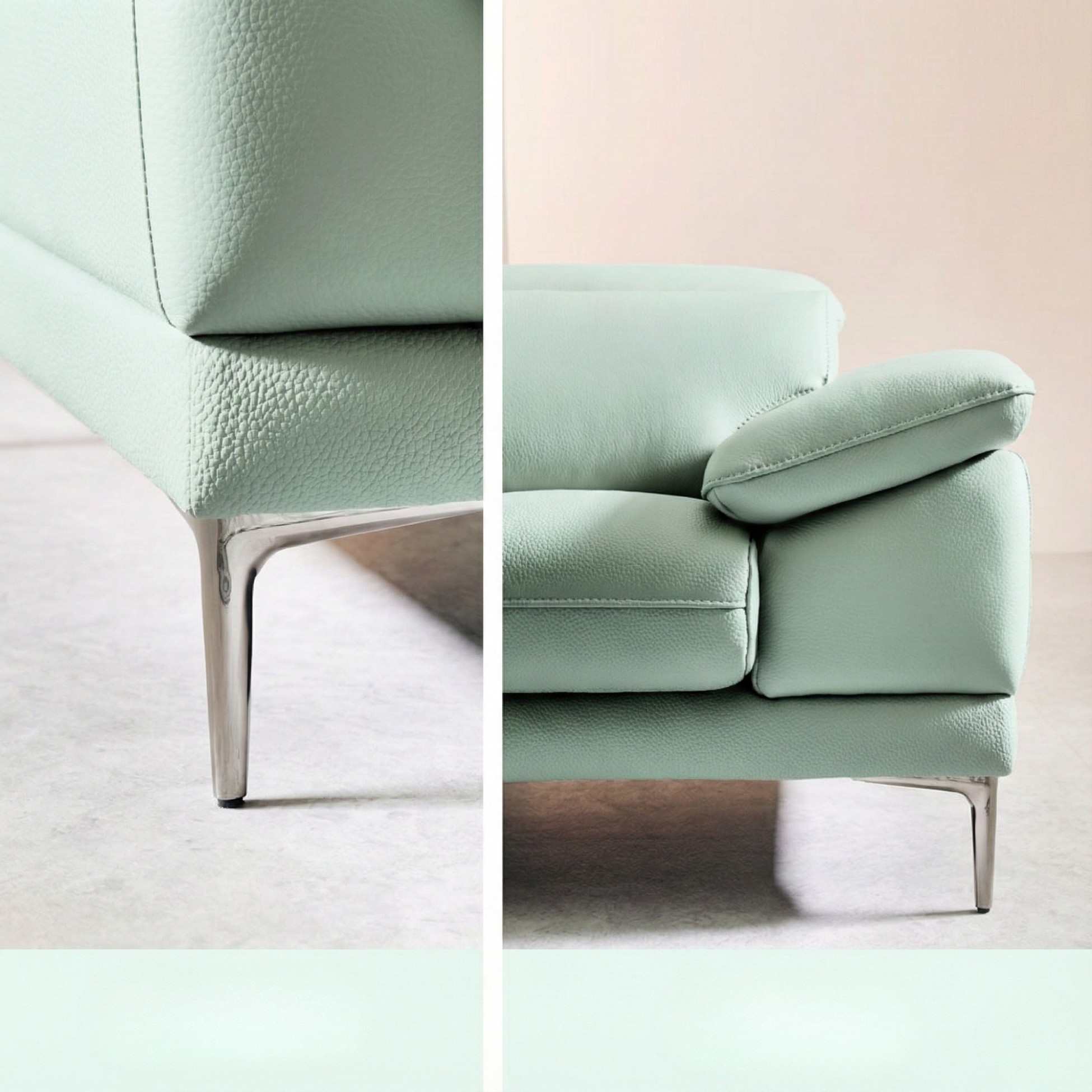 Sofa PRIMERO – Sofa Da Cao Cấp Chữ L Hiện Đại Tựa Đầu Điều Chỉnh 