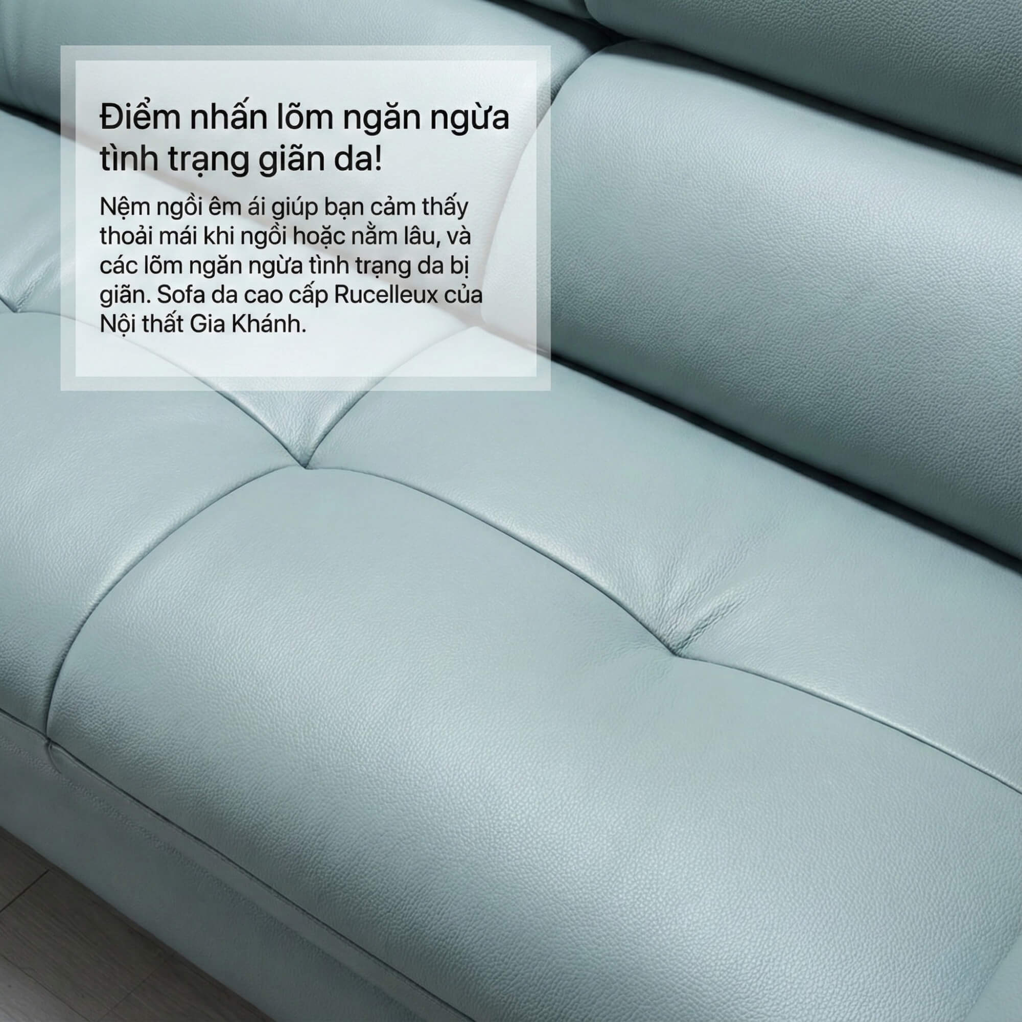Sofa RUCELLEUX - Sofa Băng Cỡ Lớn Thiết Kế Tối Giản Hiện Đại