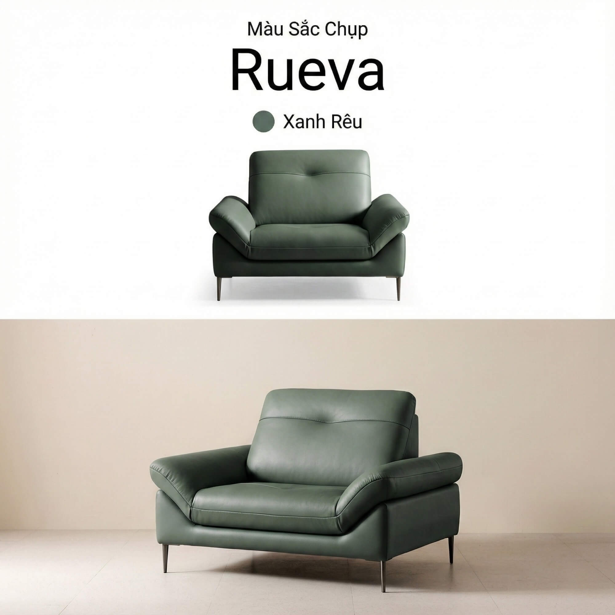 Sofa RUEVA - Sofa Đơn Cỡ Lớn Thư Giãn Cho Gia Đình 
