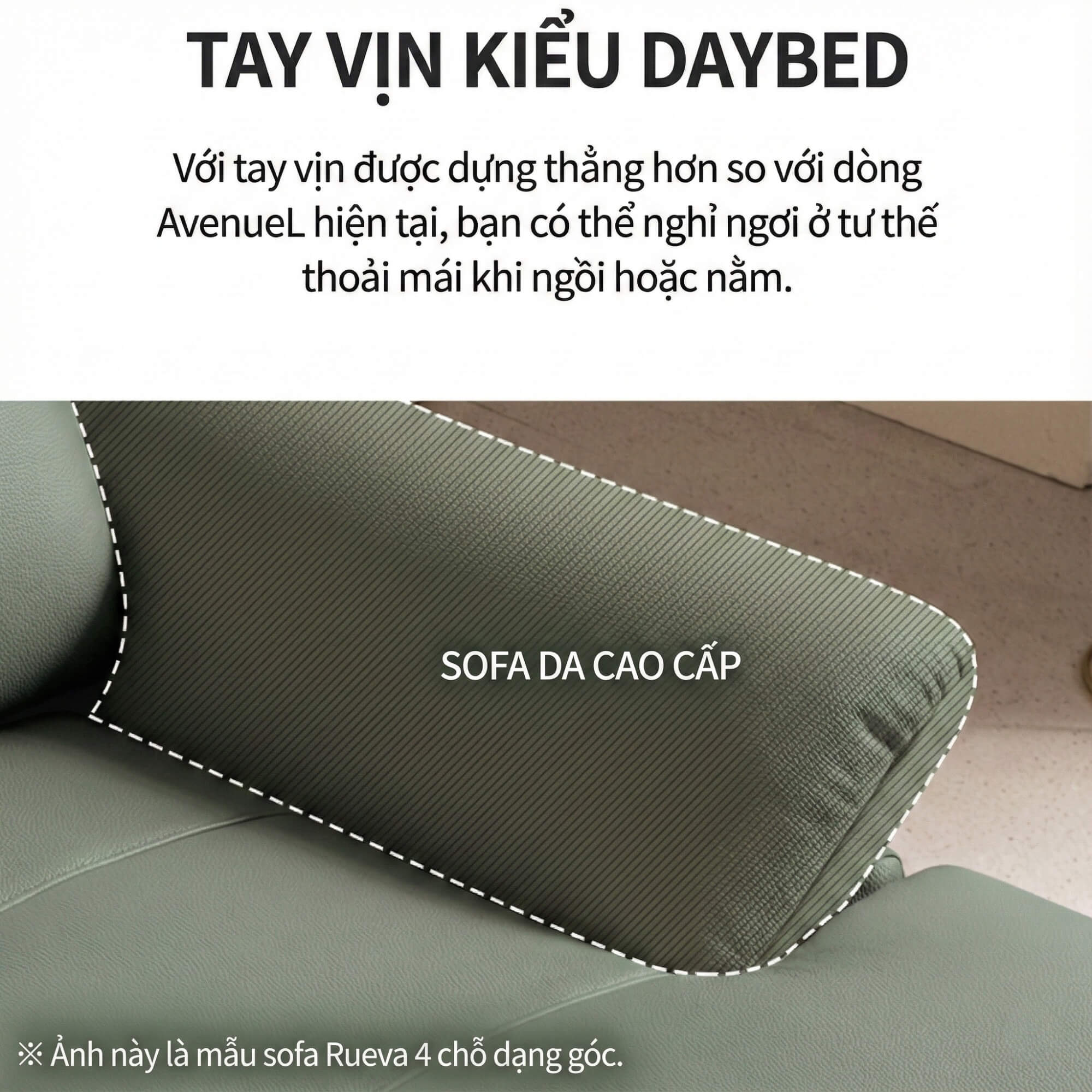 Sofa RUEVA - Sofa Đơn Cỡ Lớn Thư Giãn Cho Gia Đình 