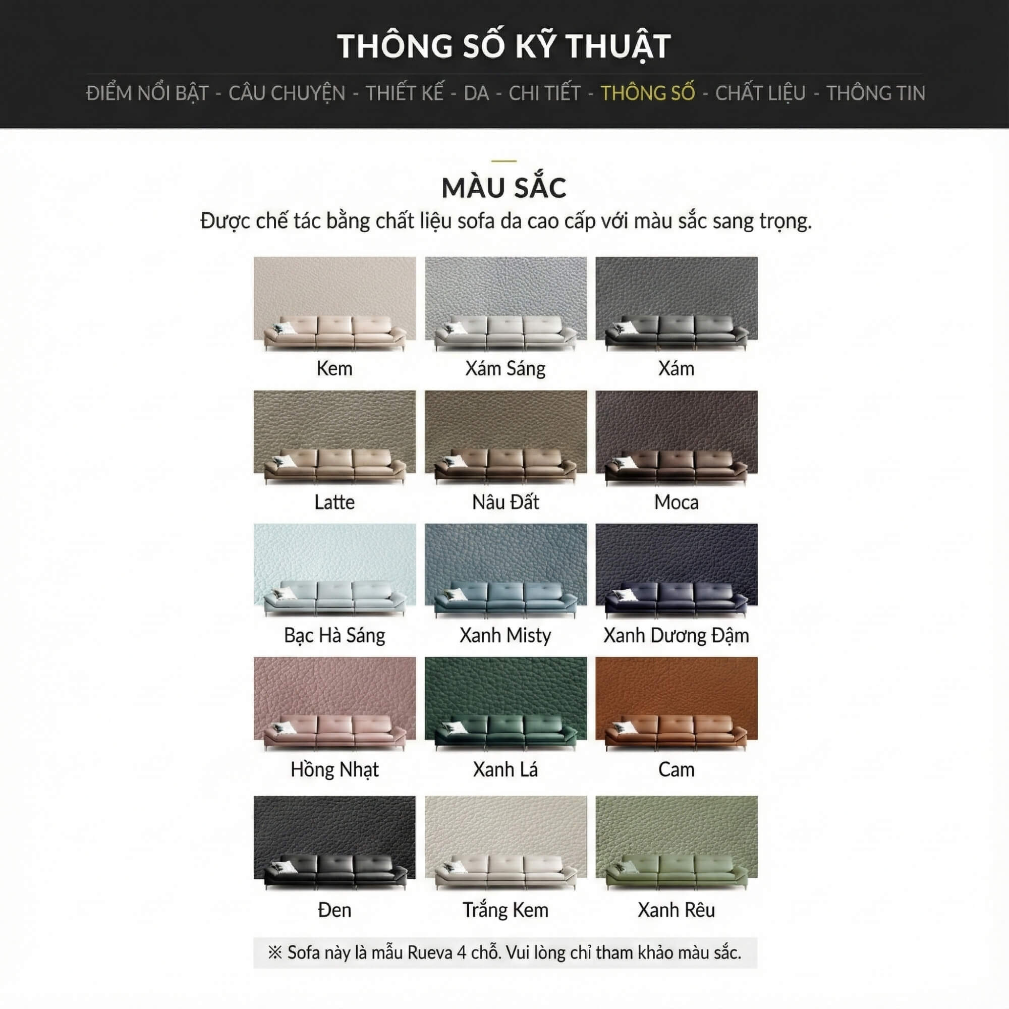 Sofa RUEVA - Sofa Đơn Cỡ Lớn Thư Giãn Cho Gia Đình 