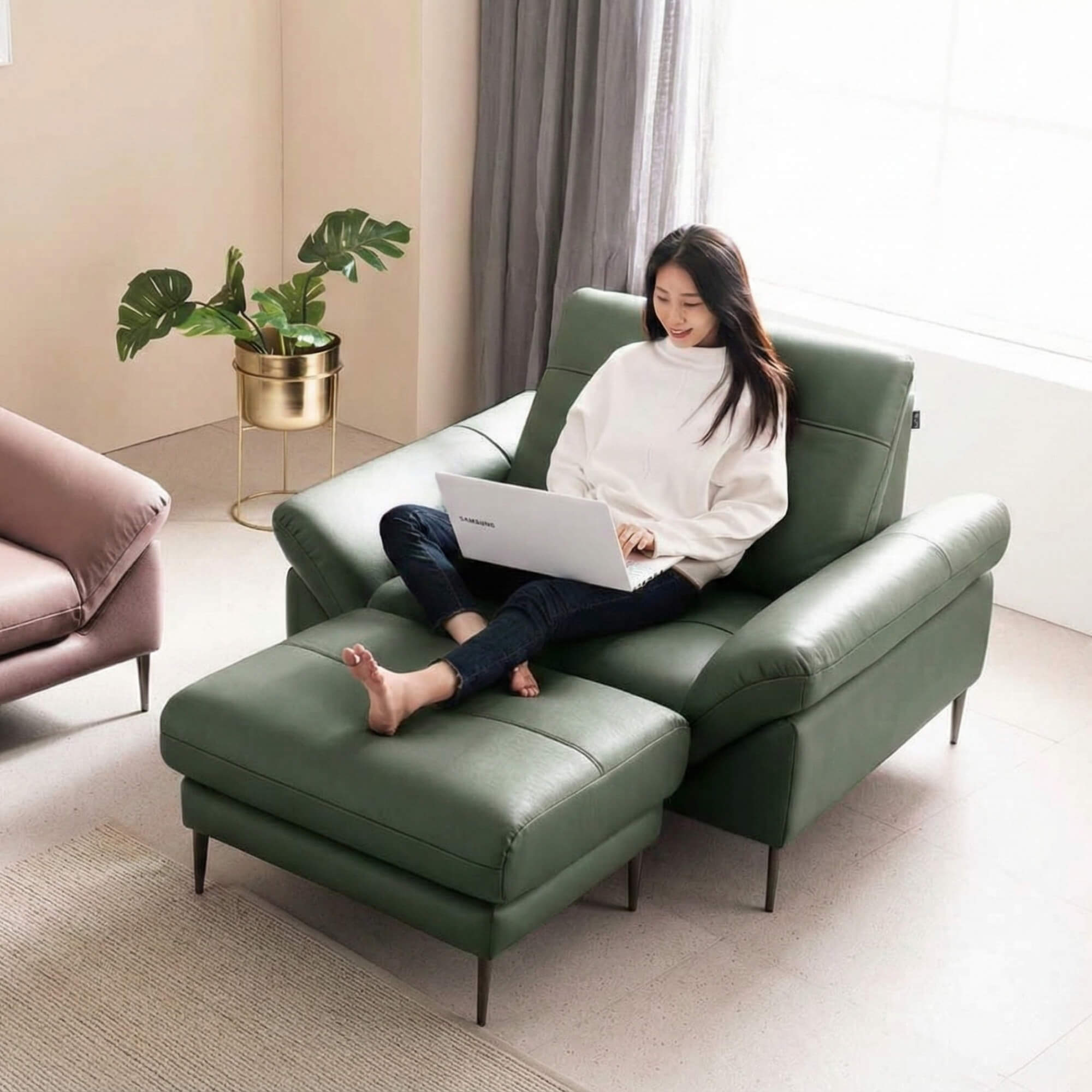 Sofa RUEVA - Sofa Đơn Cỡ Lớn Thư Giãn Cho Gia Đình