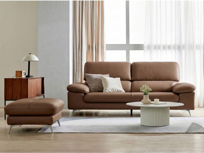 Sofa RUHAVEN - Sofa Băng 3.5 Chỗ Êm Ái Cho Gia Đình