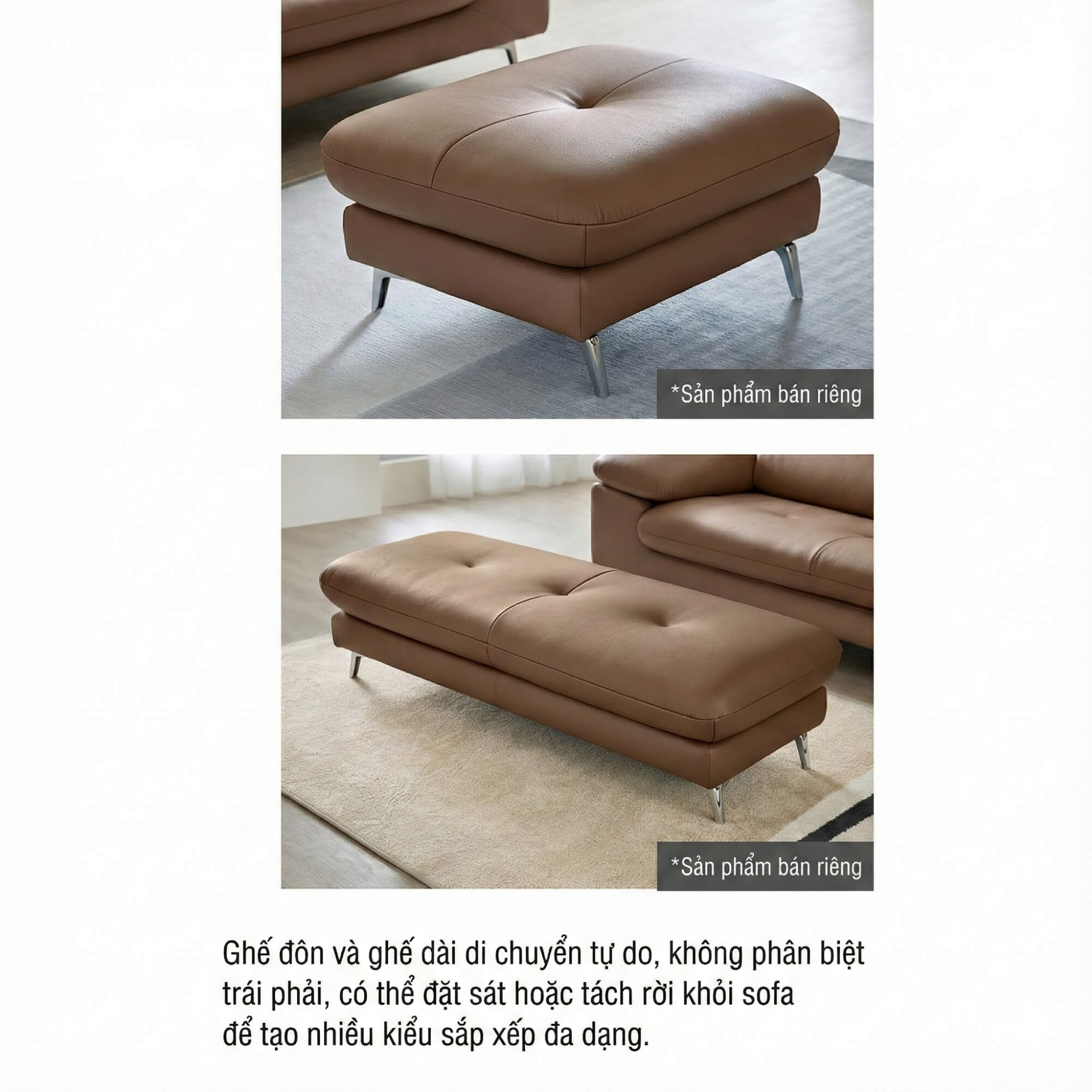 Sofa RUHAVEN - Sofa Băng 3.5 Chỗ Êm Ái Cho Gia Đình