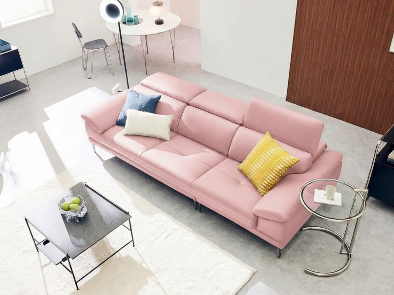 Sofa SELECTA - Sofa Da Cao Cấp Hiện Đại Có Tựa Đầu Điều Chỉnh Thông Minh