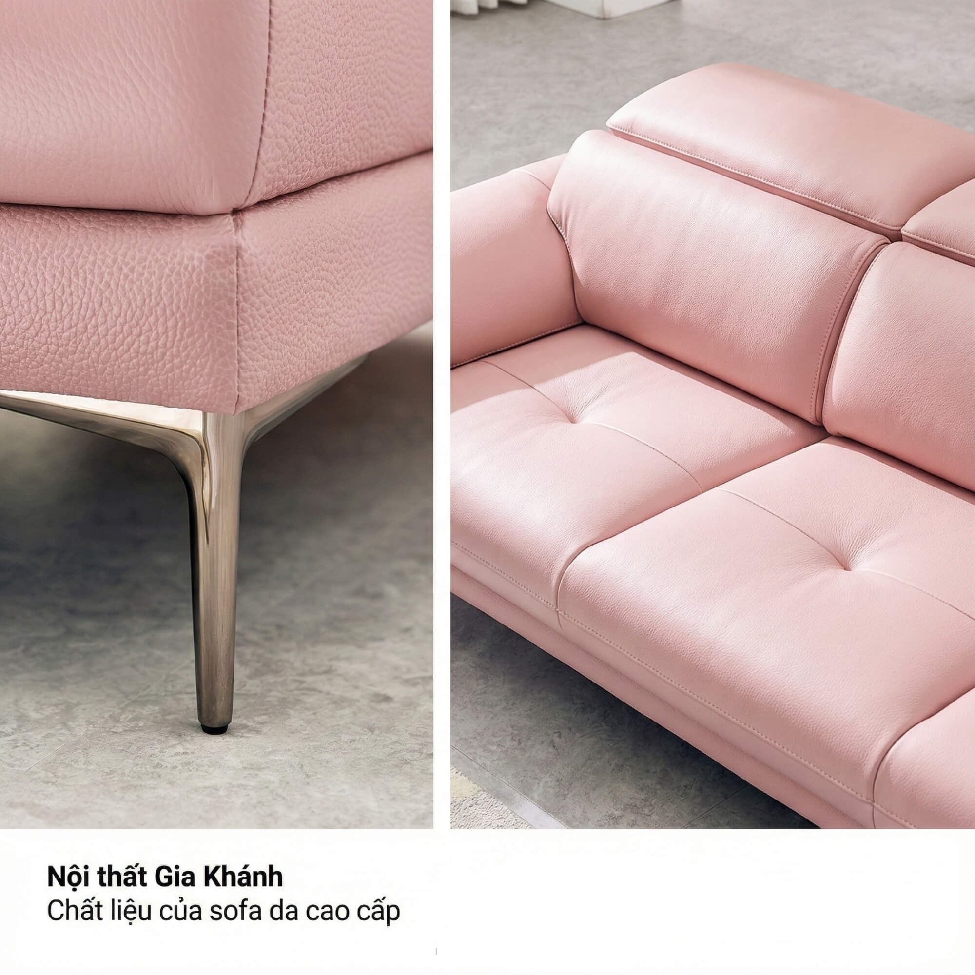 Sofa SELECTA - Sofa Da Cao Cấp Hiện Đại Có Tựa Đầu Điều Chỉnh Thông Minh 