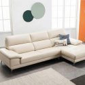 Sofa SILKEN II - Sofa Góc Bọc Da Tinh Tế Cho Không Gian Sống