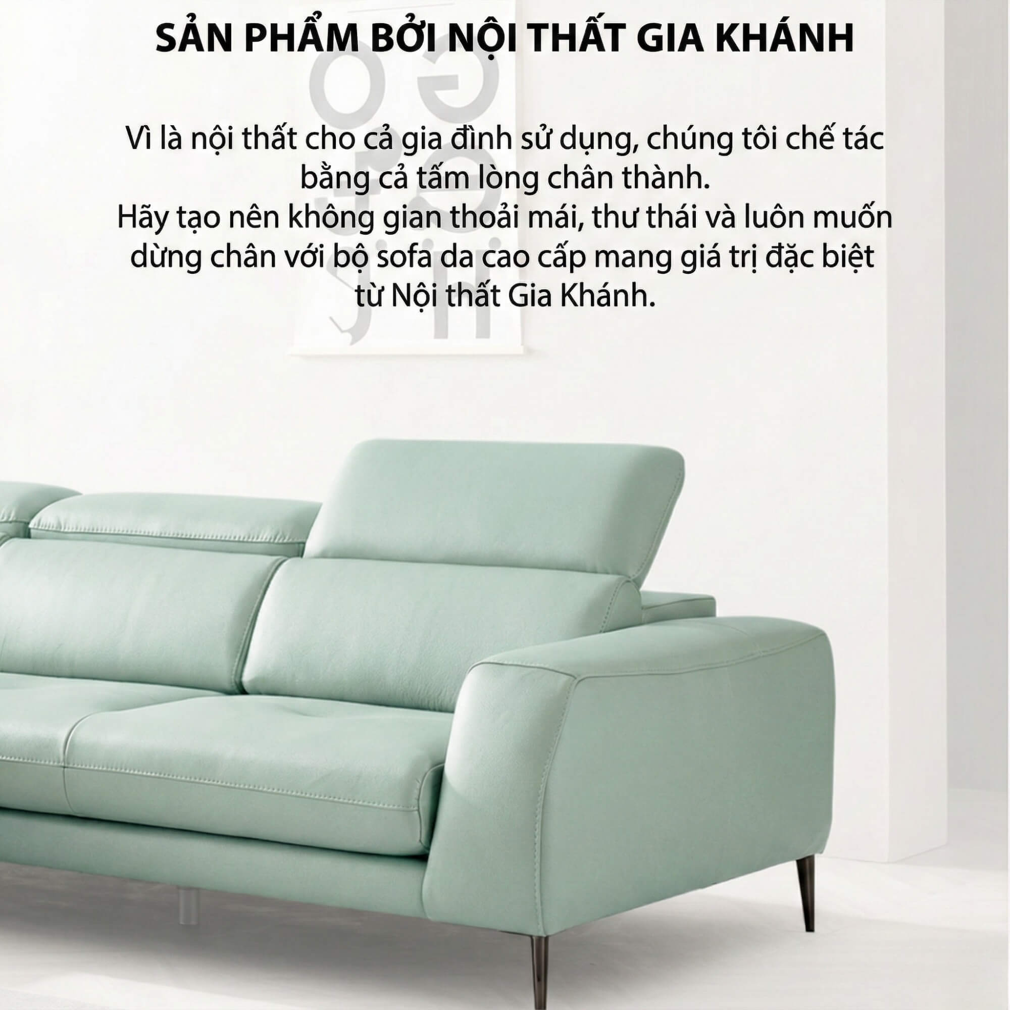 Sofa SOOTHING - Sofa Lệch Góc Êm Ái Với Tựa Đầu Tuỳ Chỉnh Thông Minh