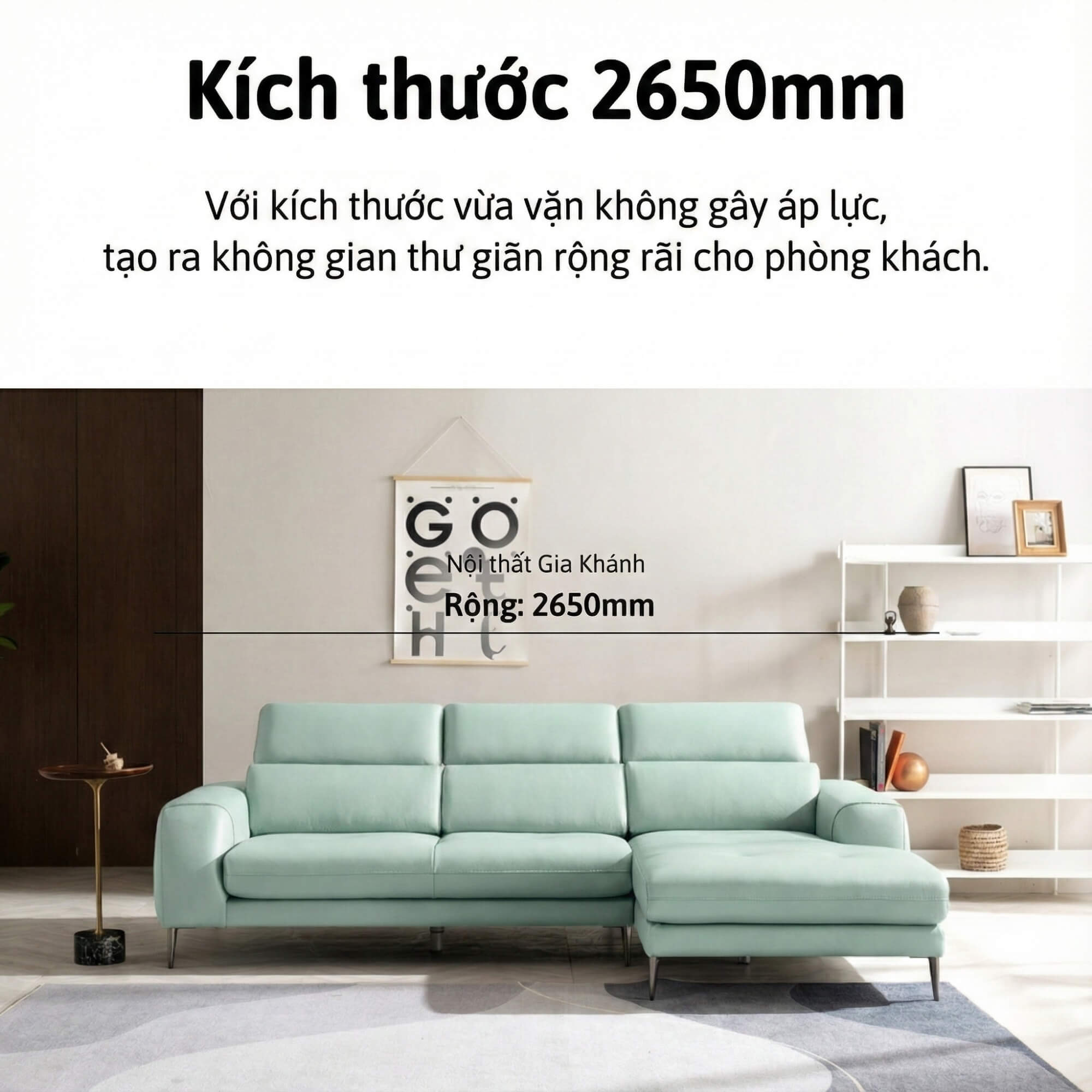 Sofa SOOTHING - Sofa Lệch Góc Êm Ái Với Tựa Đầu Tuỳ Chỉnh Thông Minh