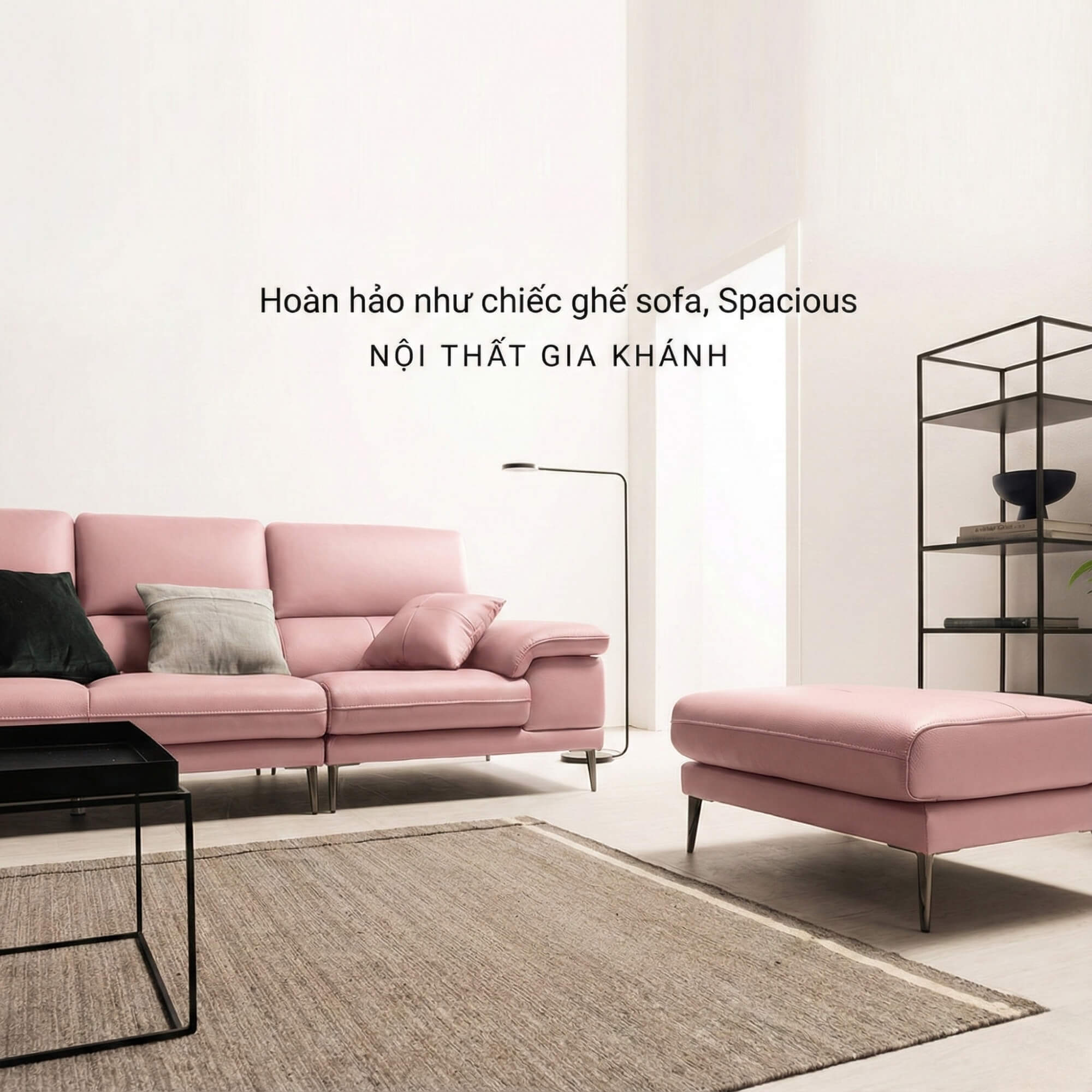 Sofa SPACIOUS - Sofa Băng Bọc Da Cao Cấp Giúp Thư Giãn Trọn Vẹn