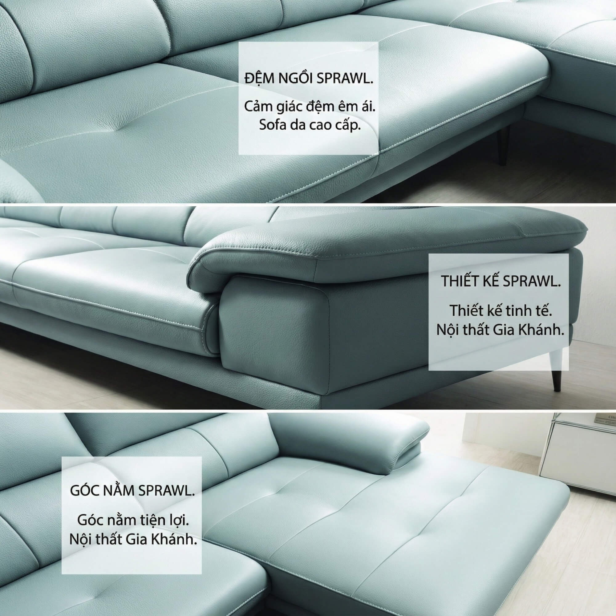 Sofa SPRAWL - Sofa Góc Hiện Đại Cho Không Gian Thư Giãn Hoàn Hảo