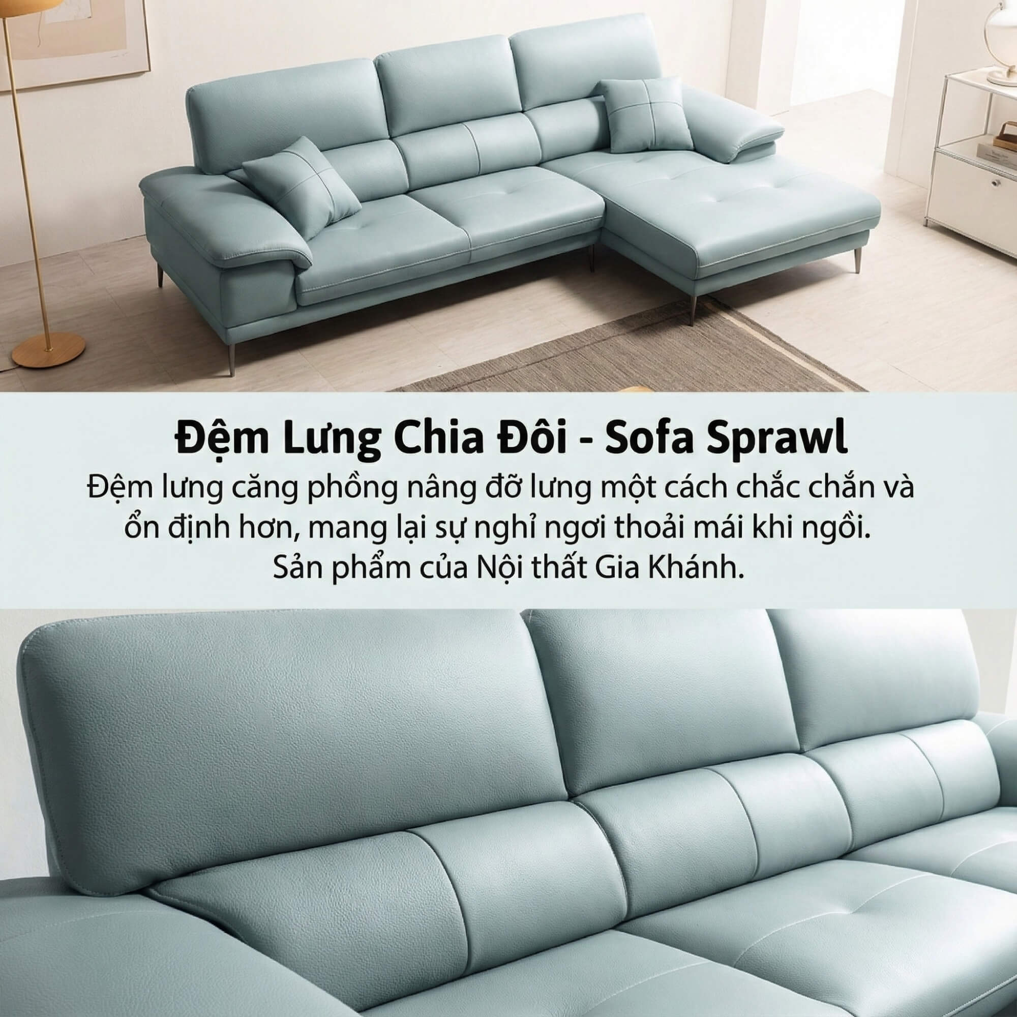 Sofa SPRAWL - Sofa Góc Hiện Đại Cho Không Gian Thư Giãn Hoàn Hảo