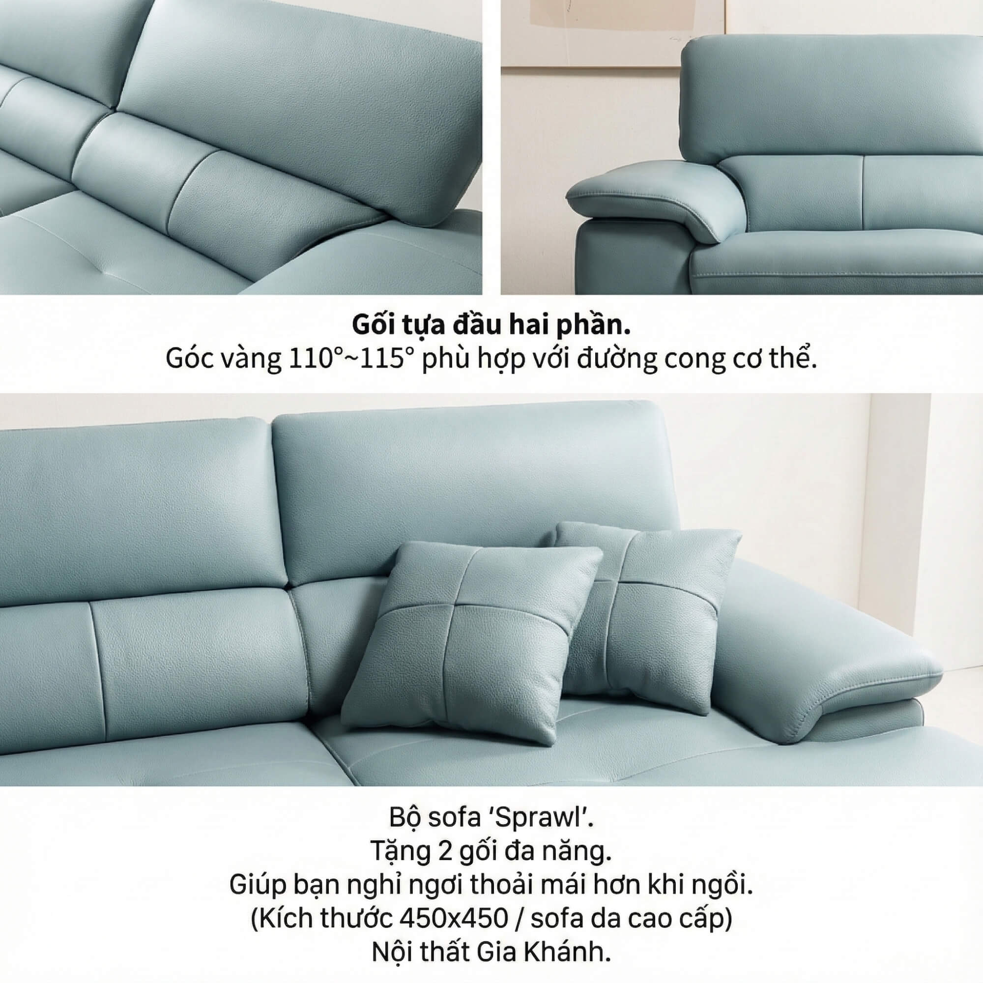 Sofa SPRAWL - Sofa Góc Hiện Đại Cho Không Gian Thư Giãn Hoàn Hảo