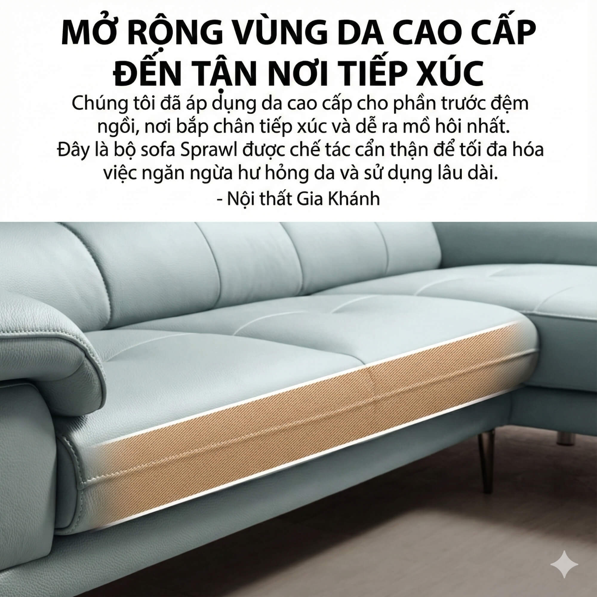 Sofa SPRAWL - Sofa Góc Hiện Đại Cho Không Gian Thư Giãn Hoàn Hảo