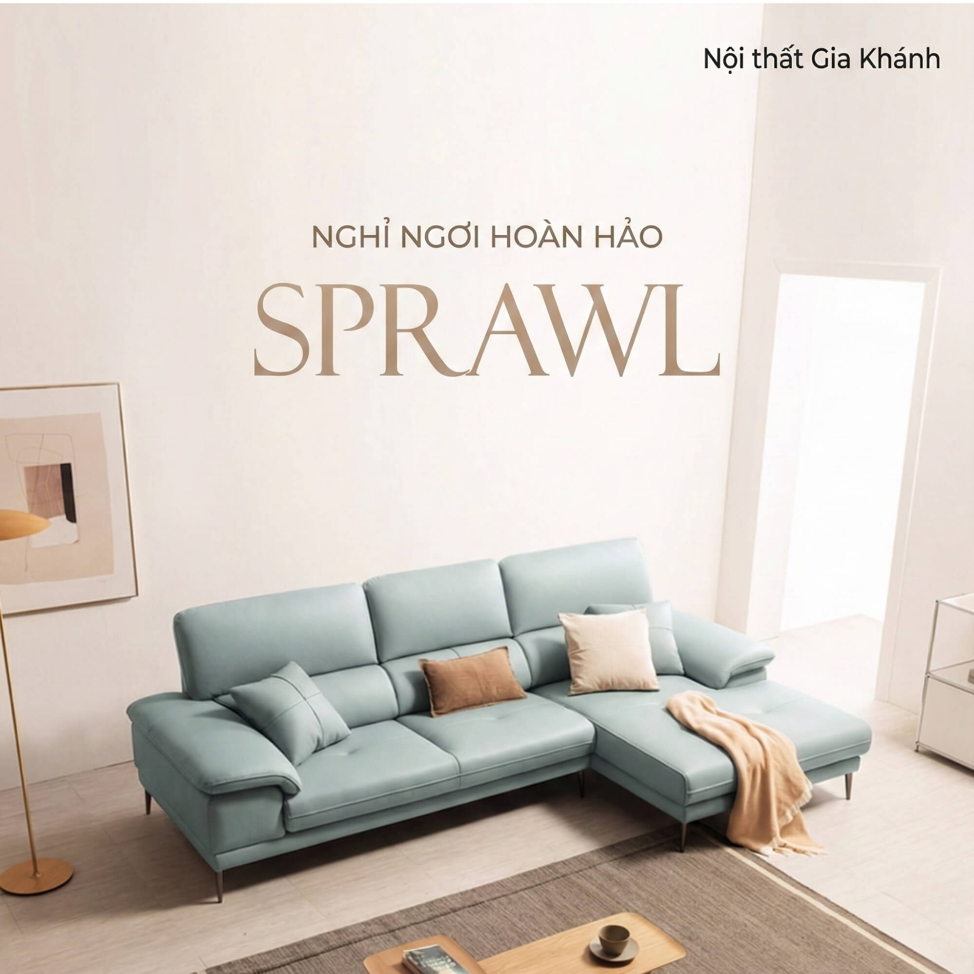 Sofa SPRAWL - Sofa Góc Hiện Đại Cho Không Gian Thư Giãn Hoàn Hảo