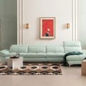 Sofa STADIA - Sofa Góc Bọc Da Thiết Kế Tựa Đầu Thông Minh