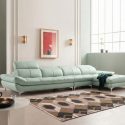 Sofa STADIA - Sofa Góc Bọc Da Thiết Kế Tựa Đầu Thông Minh