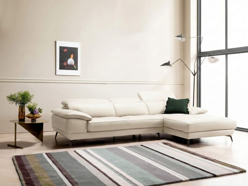 Sofa SUNBEAM – Sofa Da Hiện Đại Góc Chữ L Có Chức Năng Tuỳ Chỉnh