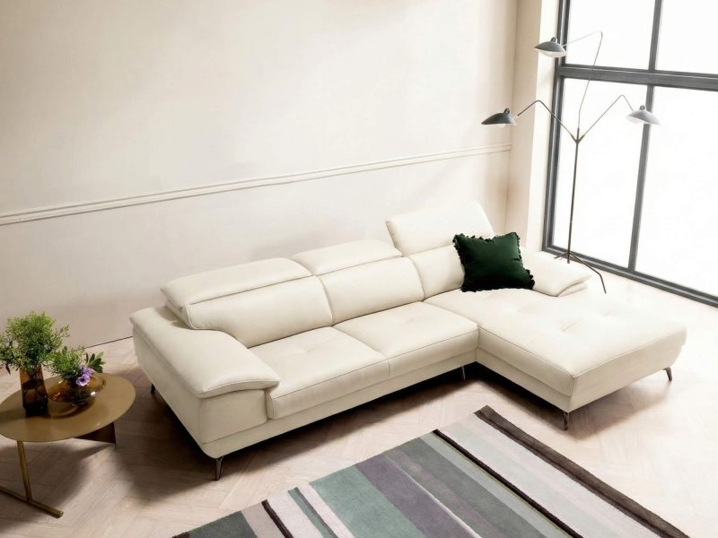 Sofa SUNBEAM – Sofa Da Hiện Đại Góc Chữ L Có Chức Năng Tuỳ Chỉnh