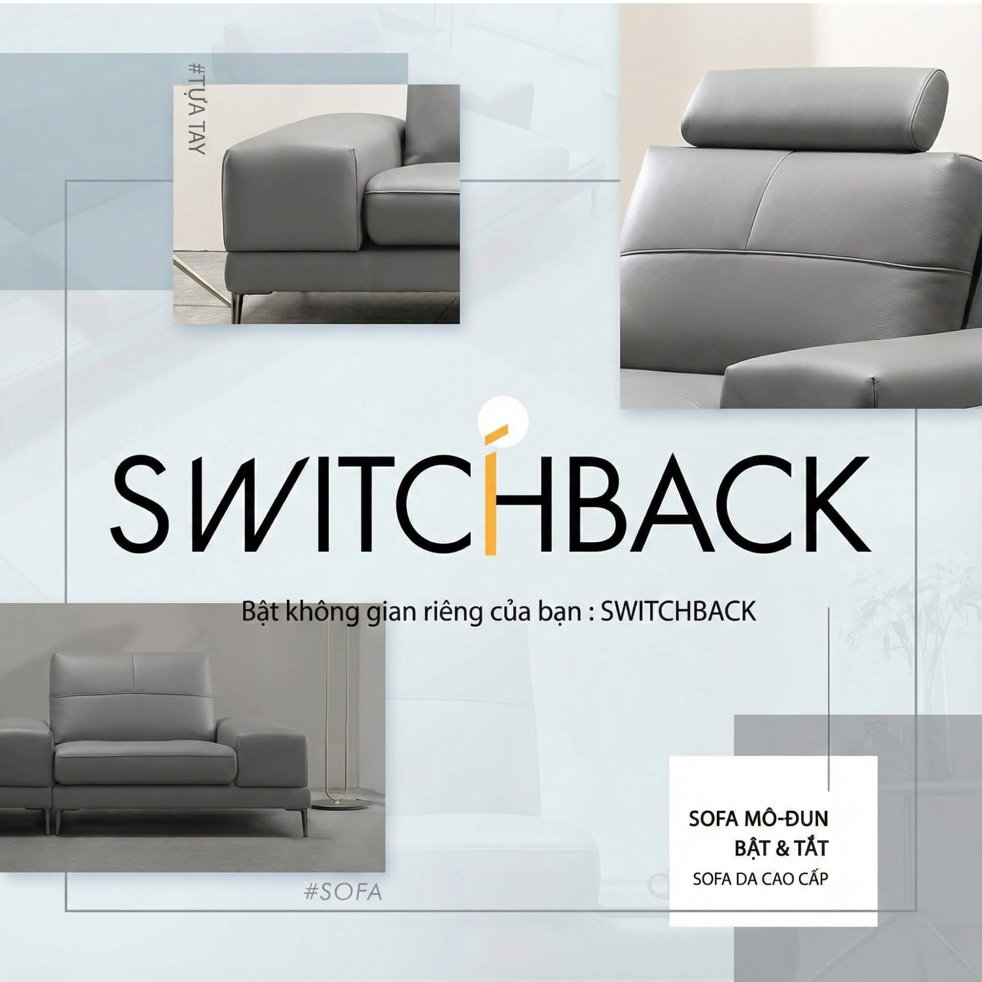 Sofa SWITCHBACK - Sofa Đơn Module Thiết Kế Ghép Nối Độc Lạ