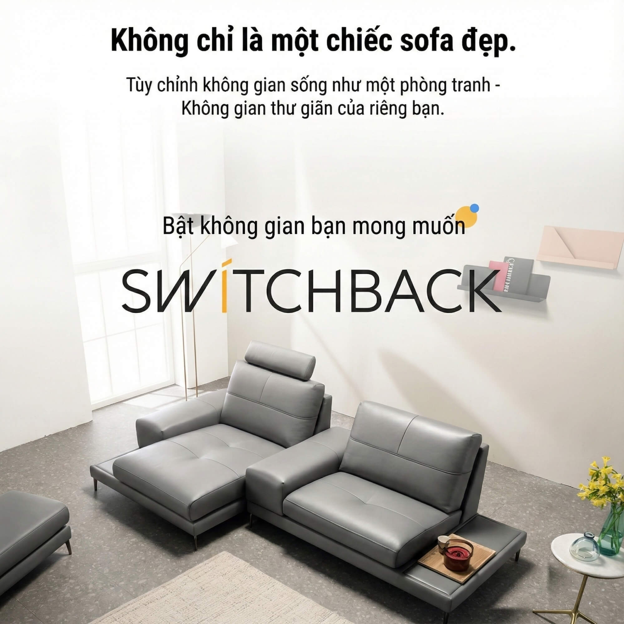Sofa SWITCHBACK - Sofa Đơn Module Thiết Kế Ghép Nối Độc Lạ