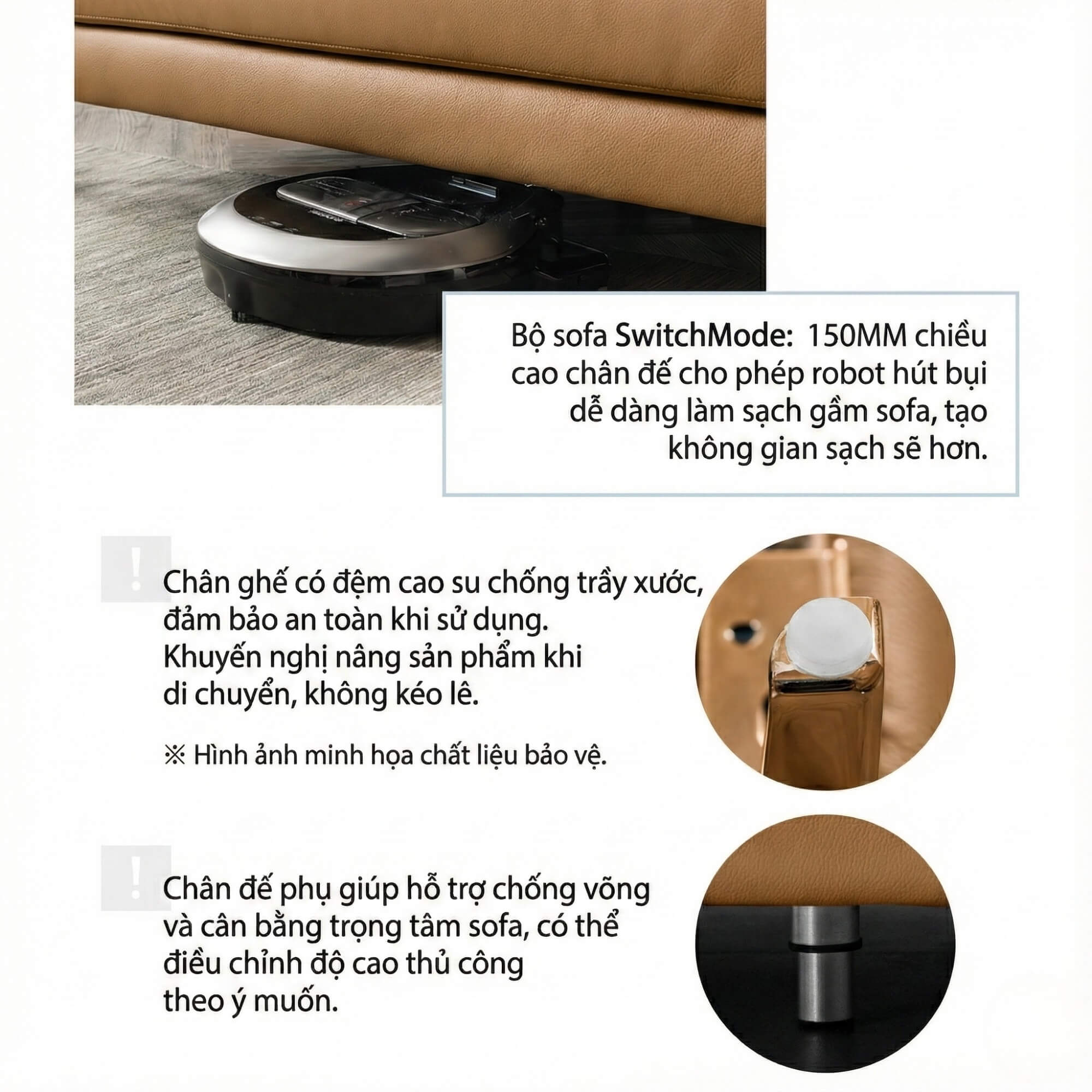 Sofa SWITCHMODE - Sofa Băng Bọc Da Dạng MODULE Đa Zi Năng