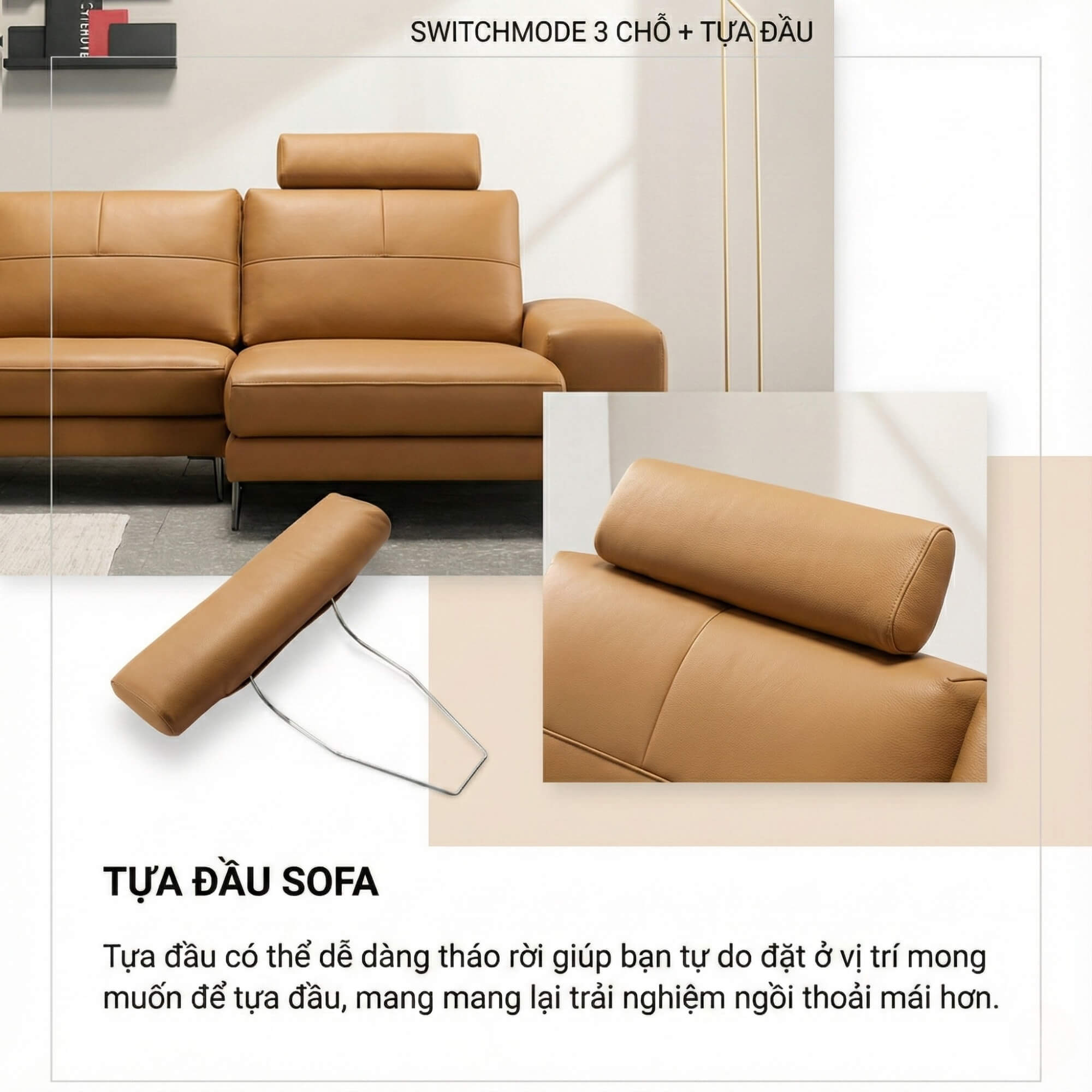 Sofa SWITCHMODE - Sofa Băng Bọc Da Dạng MODULE Đa Zi Năng