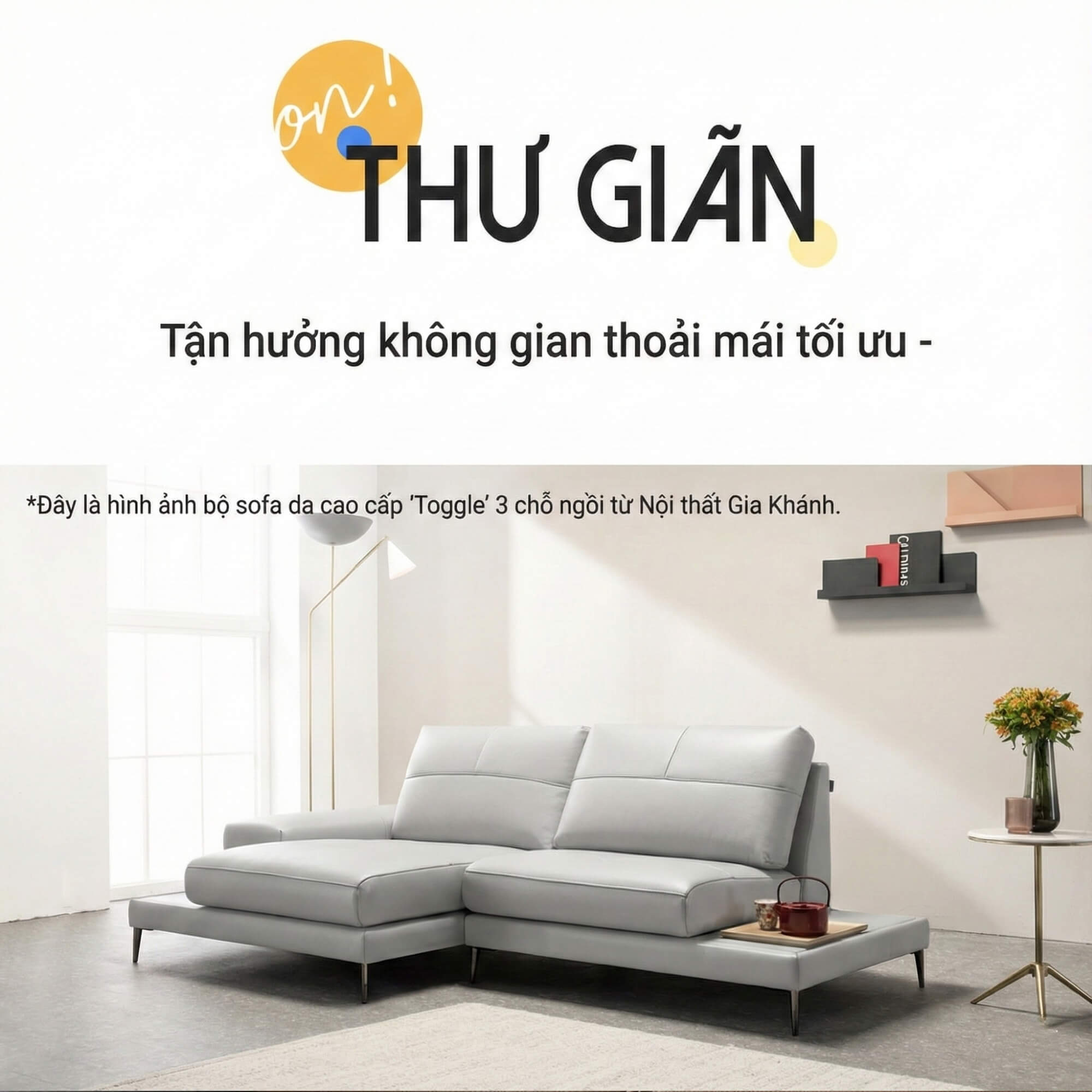 Sofa TOGGLE - Sofa Module Lạ Mắt Thiết kế Linh Hoạt Tuỳ Sở Thích