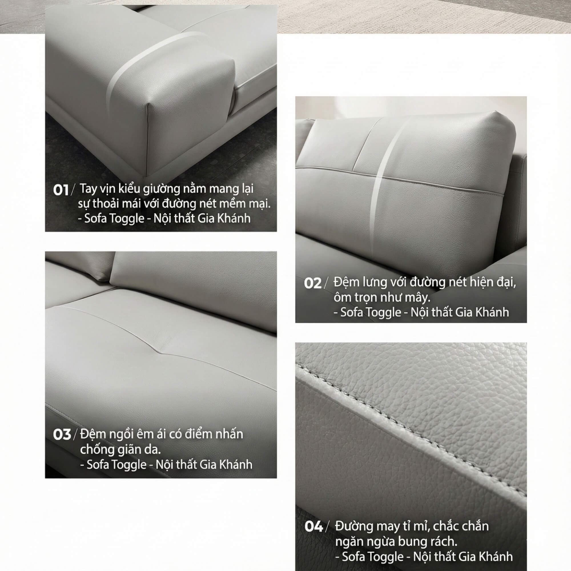 Sofa TOGGLE - Sofa Module Lạ Mắt Thiết kế Linh Hoạt Tuỳ Sở Thích