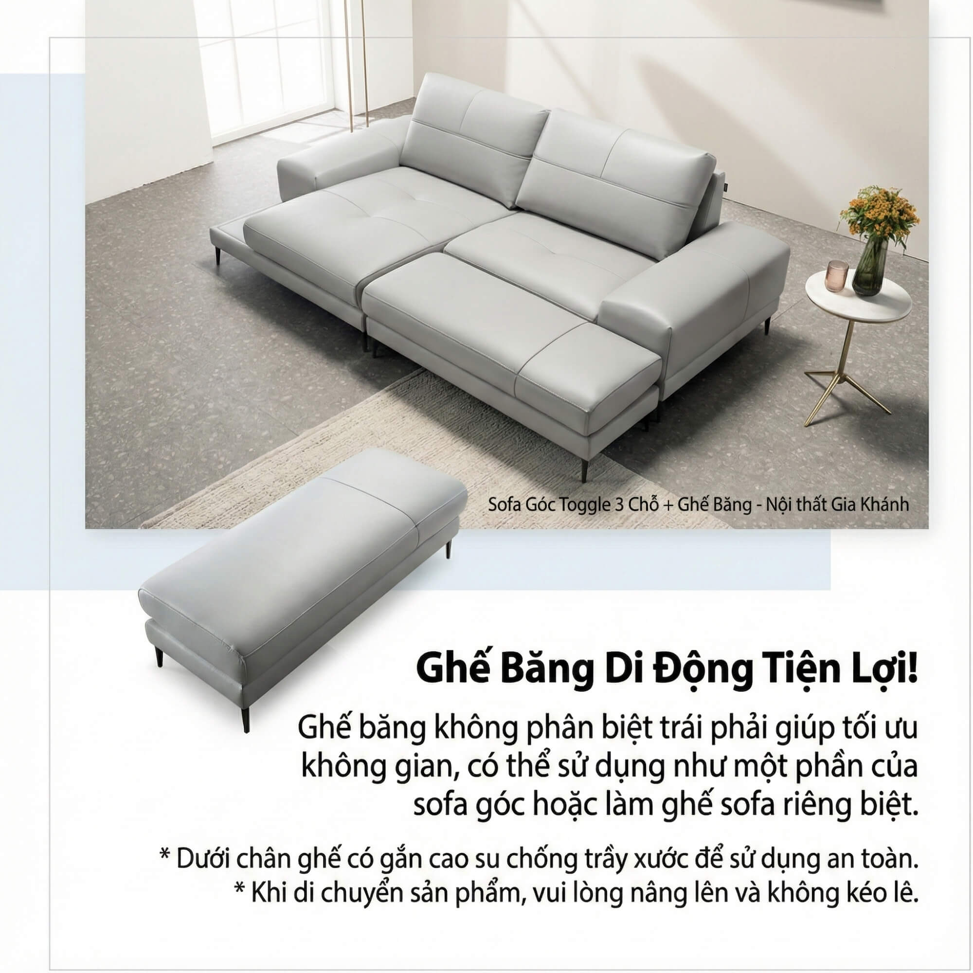 Sofa TOGGLE - Sofa Module Lạ Mắt Thiết kế Linh Hoạt Tuỳ Sở Thích