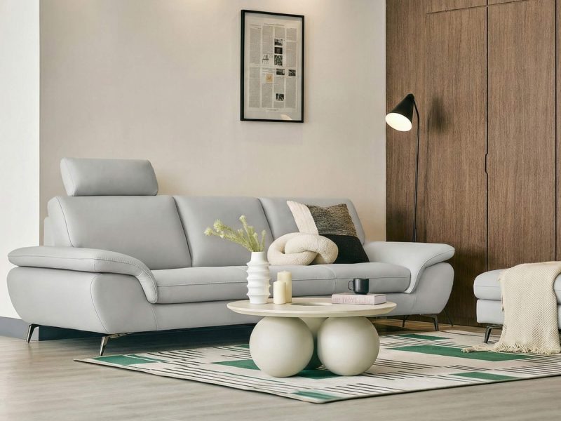 Sofa TREVISO - Sofa Băng Dáng Thuyền Trẻ Trung Cho Phòng Khách Chung Cư