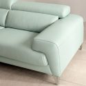 Sofa TRUENORTH - Sofa Băng Bọc Da Thiết Kế Mạnh Mẽ Có Tựa Đầu Linh Hoạt