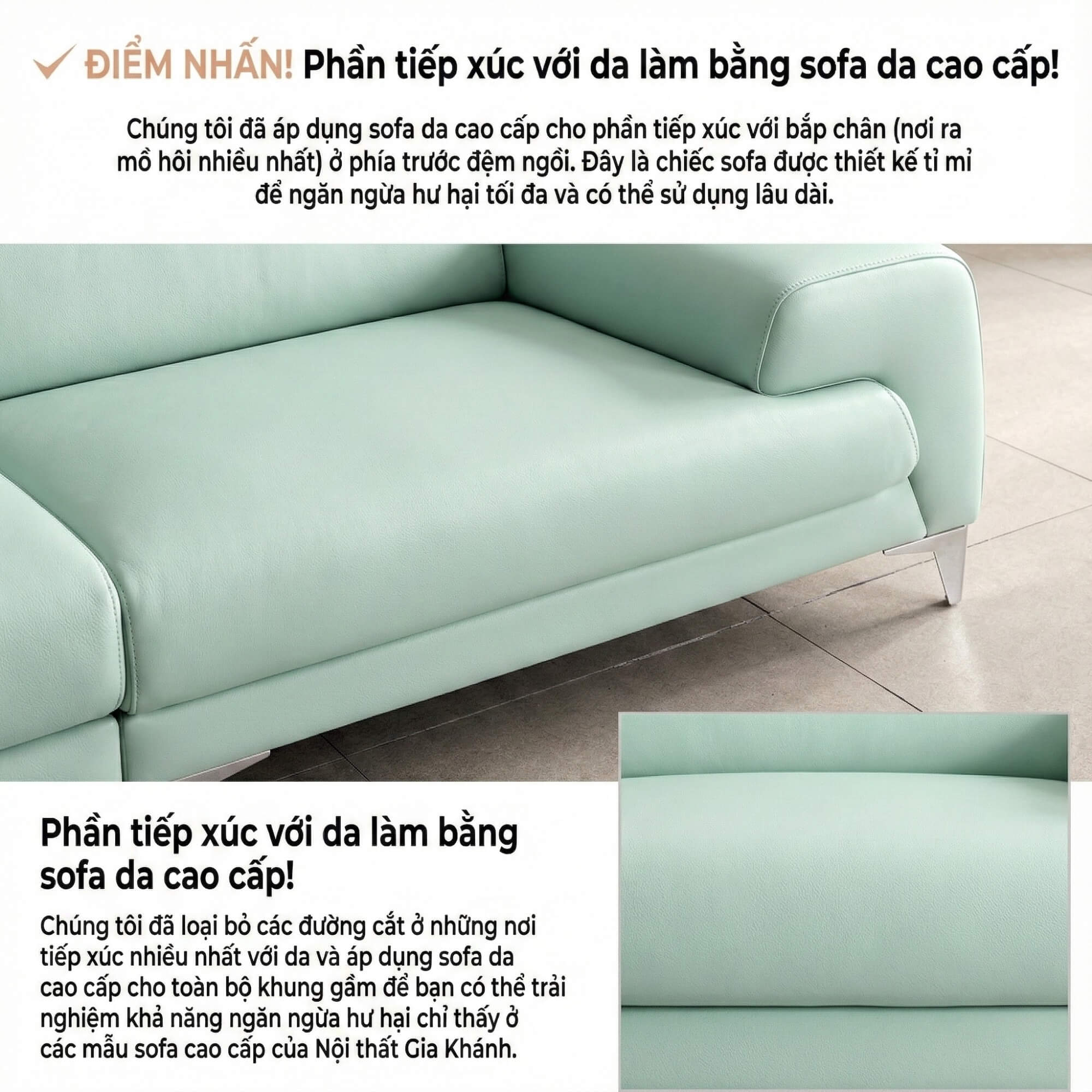 Sofa TRUENORTH - Sofa Băng Bọc Da Thiết Kế Mạnh Mẽ Có Tựa Đầu Linh Hoạt