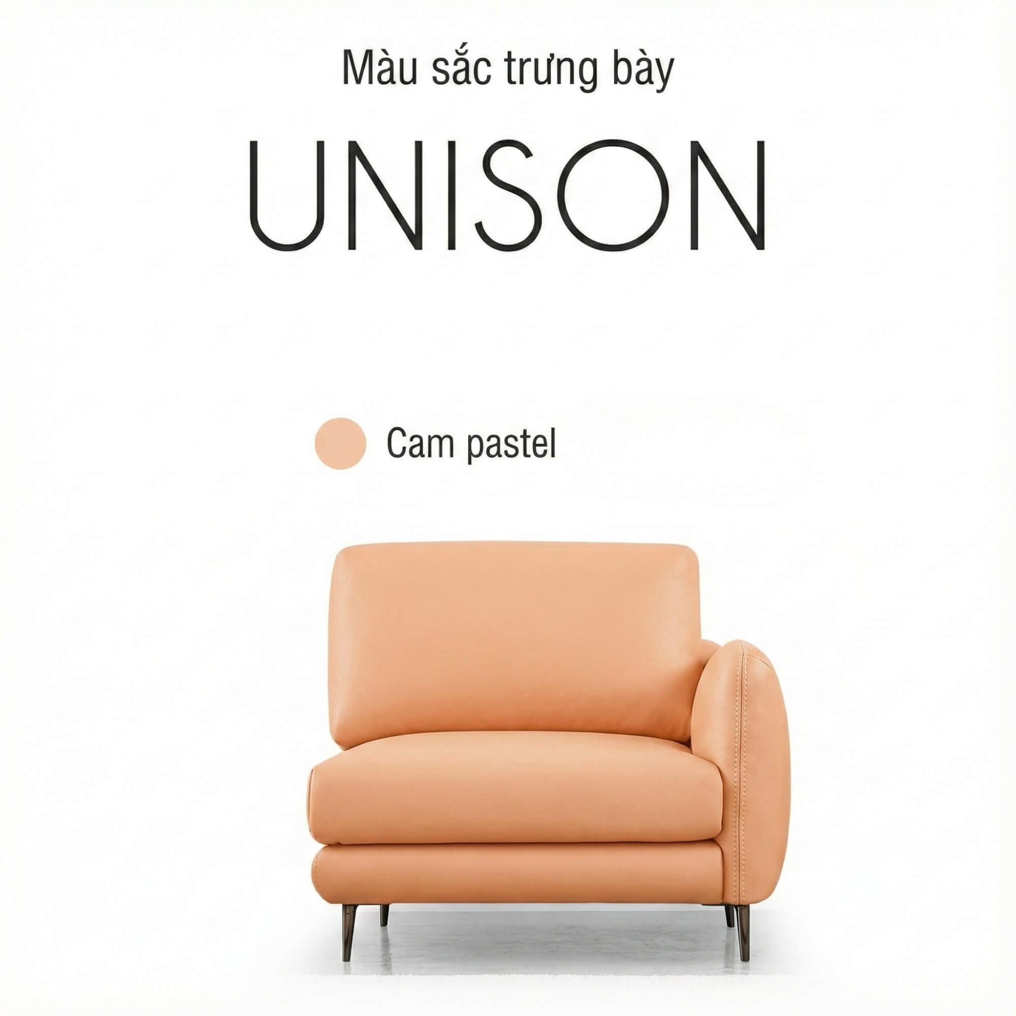 Sofa UNISON - Sofa Đơn Cao Cấp Dạng Modular Linh Hoạt Cho Phòng Khách