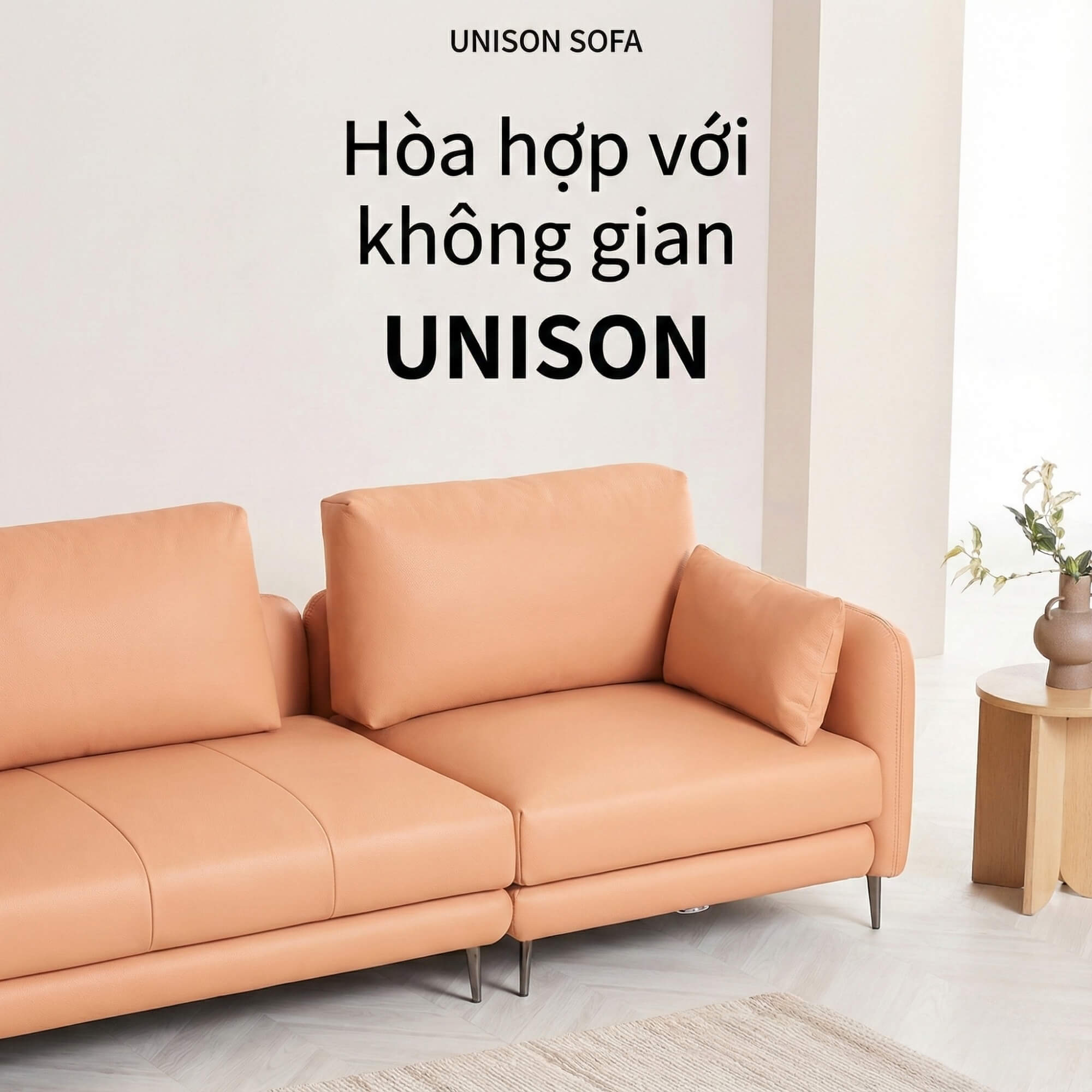 Sofa UNISON - Sofa Đơn Cao Cấp Dạng Modular Linh Hoạt Cho Phòng Khách