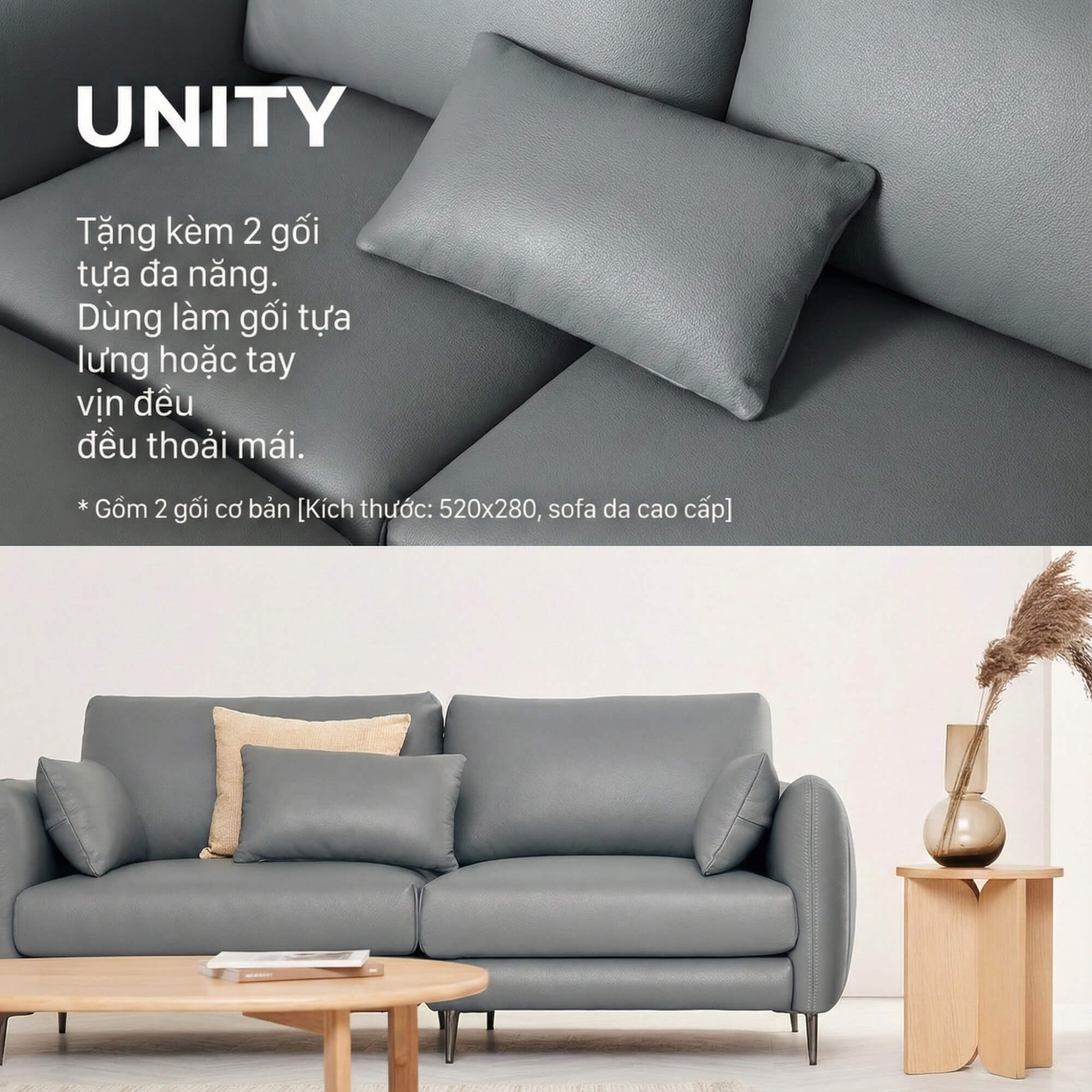Sofa UNITY – Sofa Góc Dạng Module Linh Hoạt Tự Do Sáng Tạo