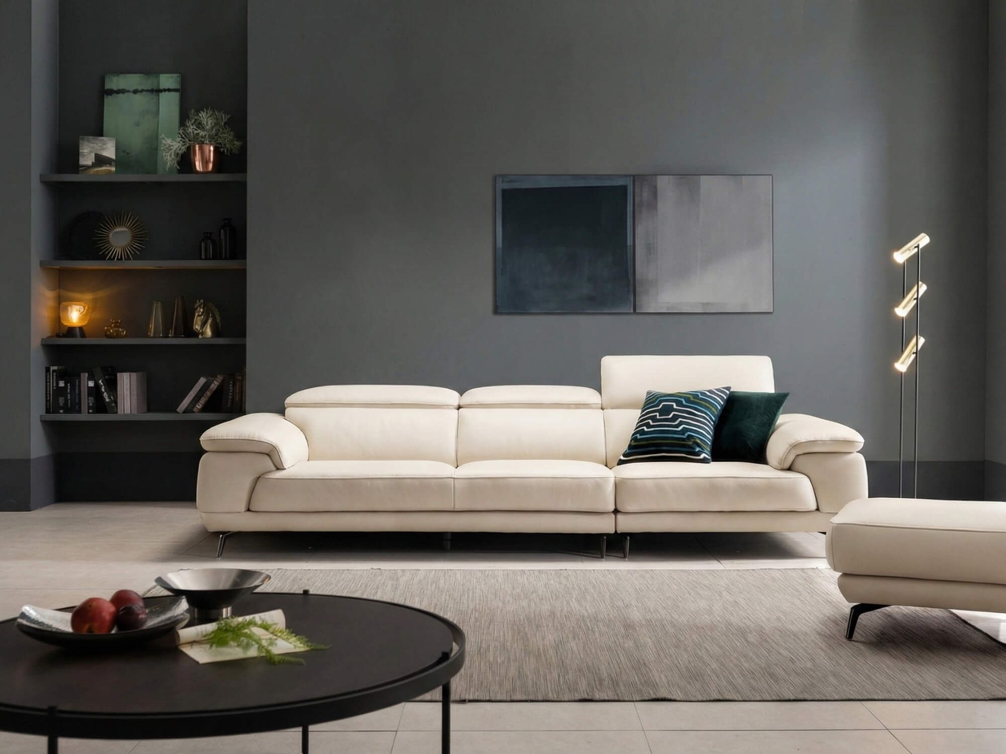 Sofa URBANIX - Sofa Da Dáng Văng Có Tựa Đầu Thông Minh